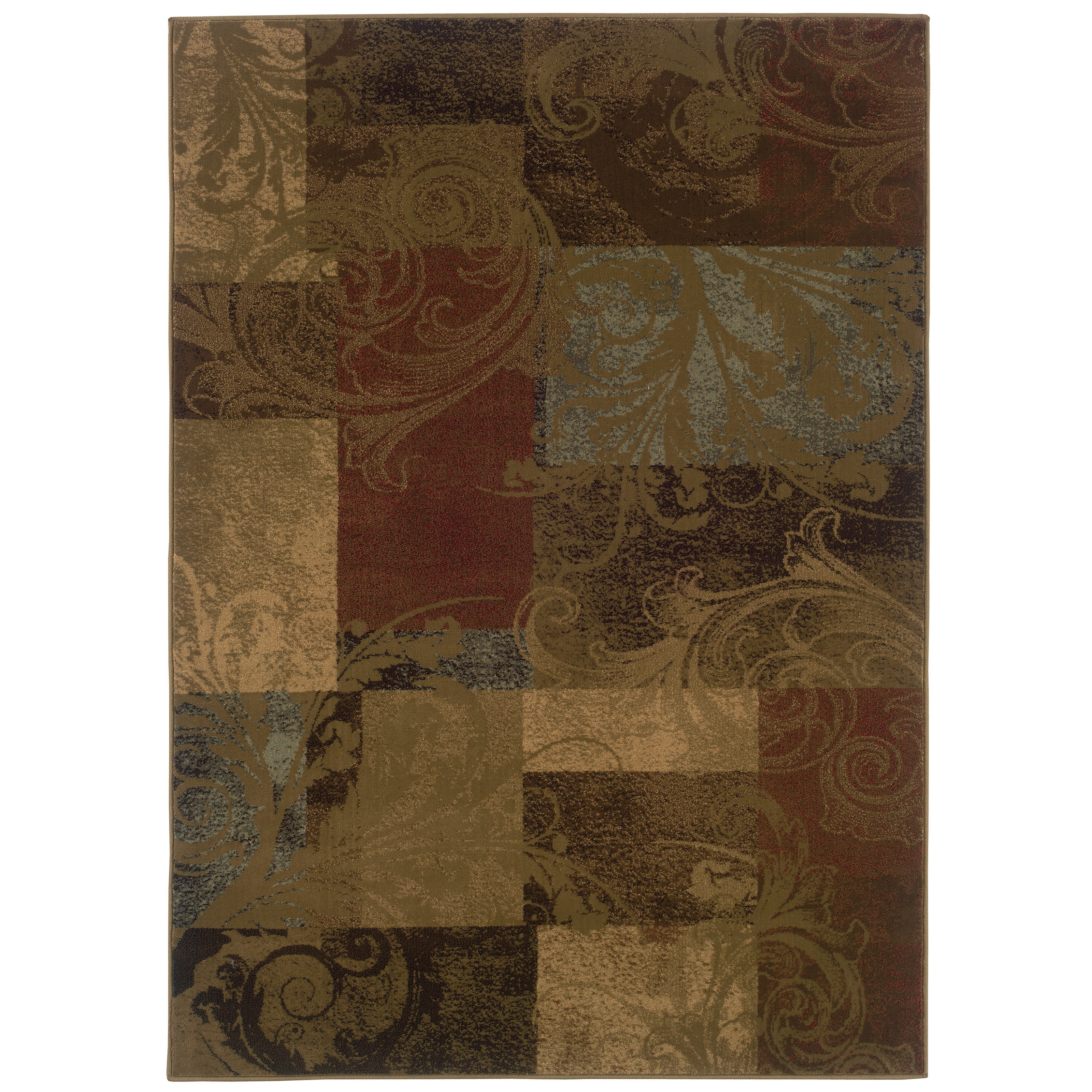 Oriental Weavers Hudson 1066A Black/Beige Area Rug