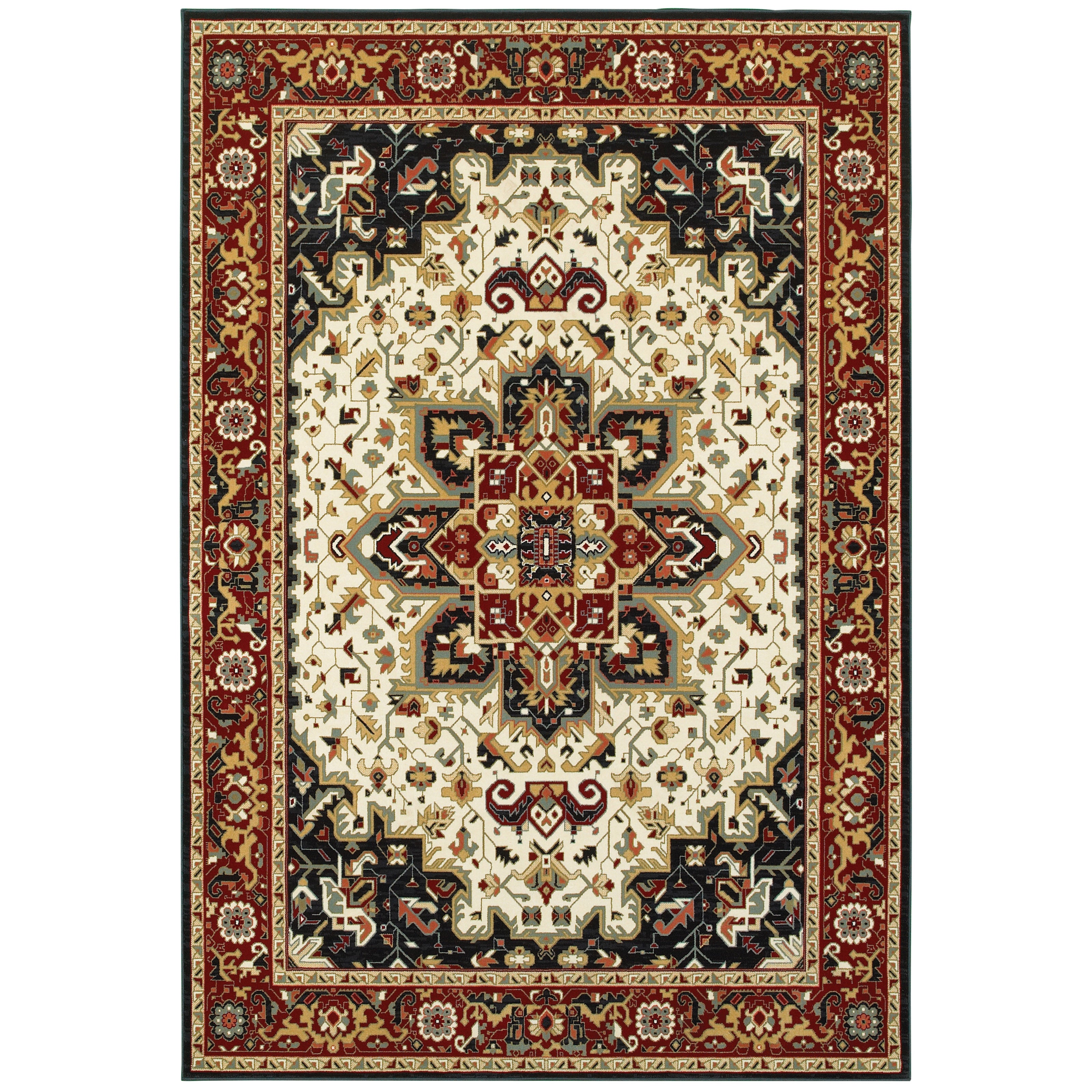 Oriental Weavers Keaton KEA10 Beige/Multi Area Rug