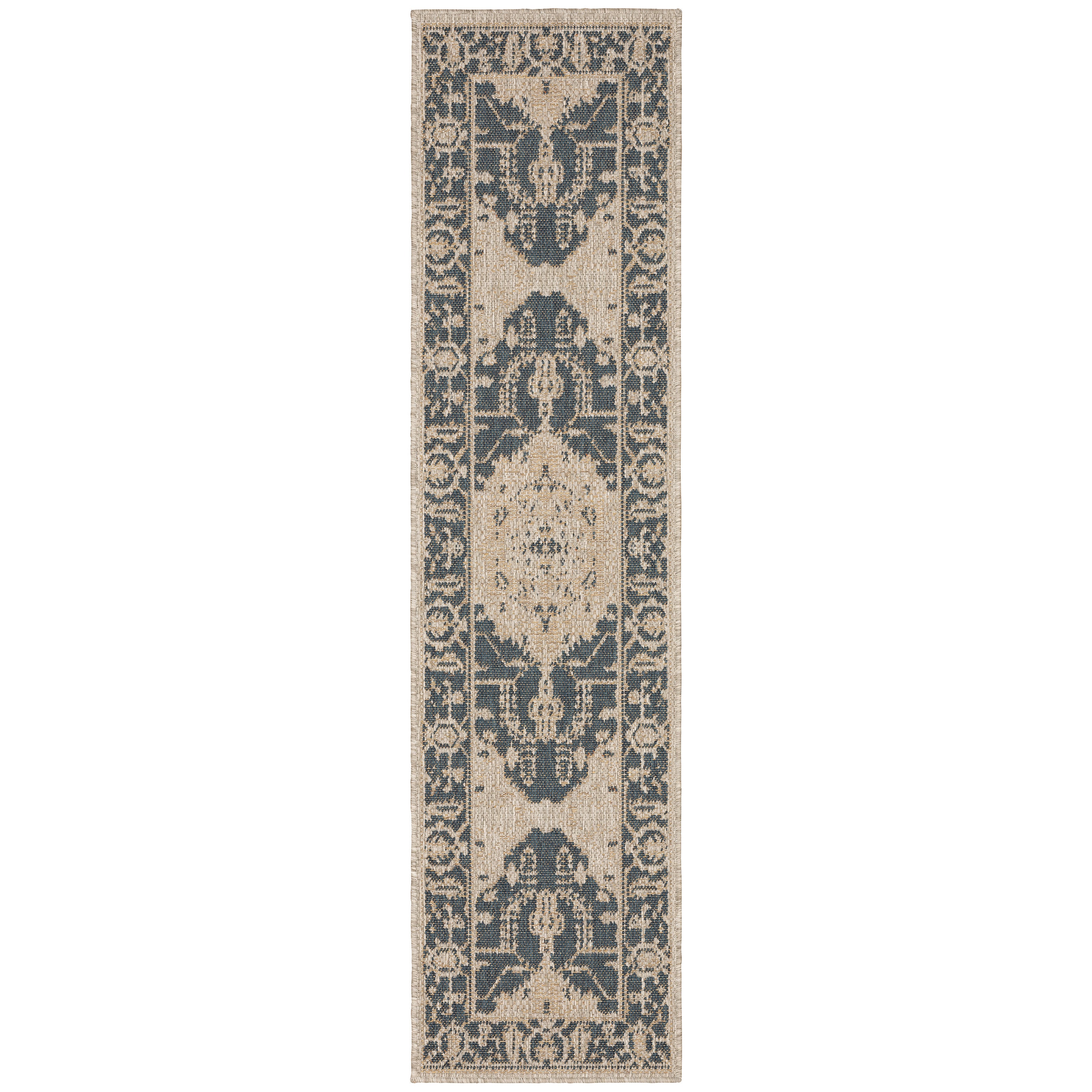 Oriental Weavers Latitude 1503B Blue/Grey Area Rug