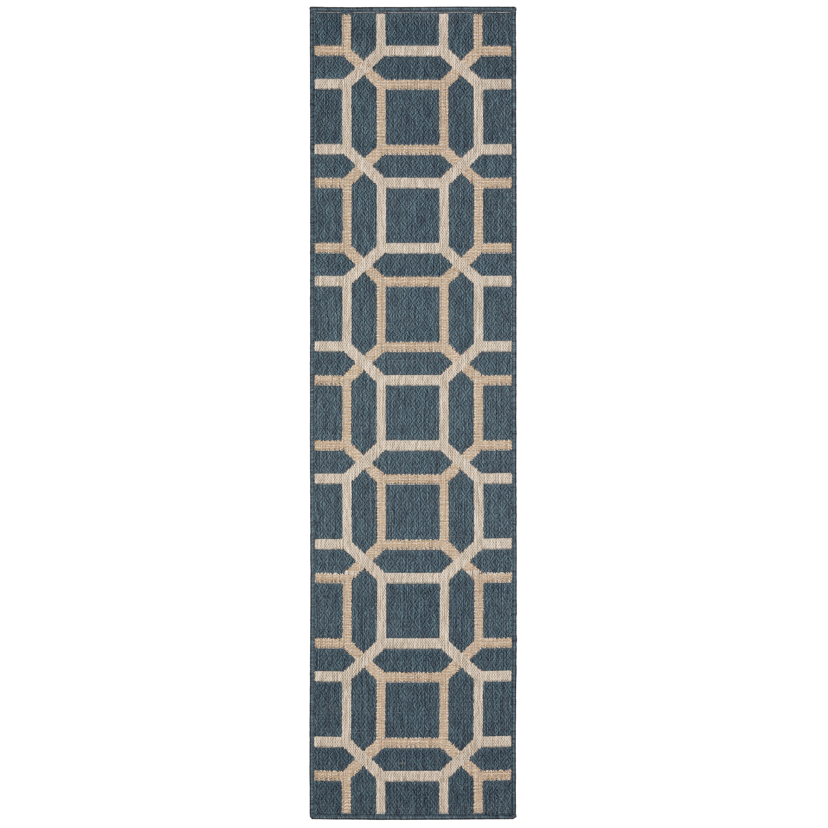 Oriental Weavers Latitude 806B Blue/Grey Area Rug