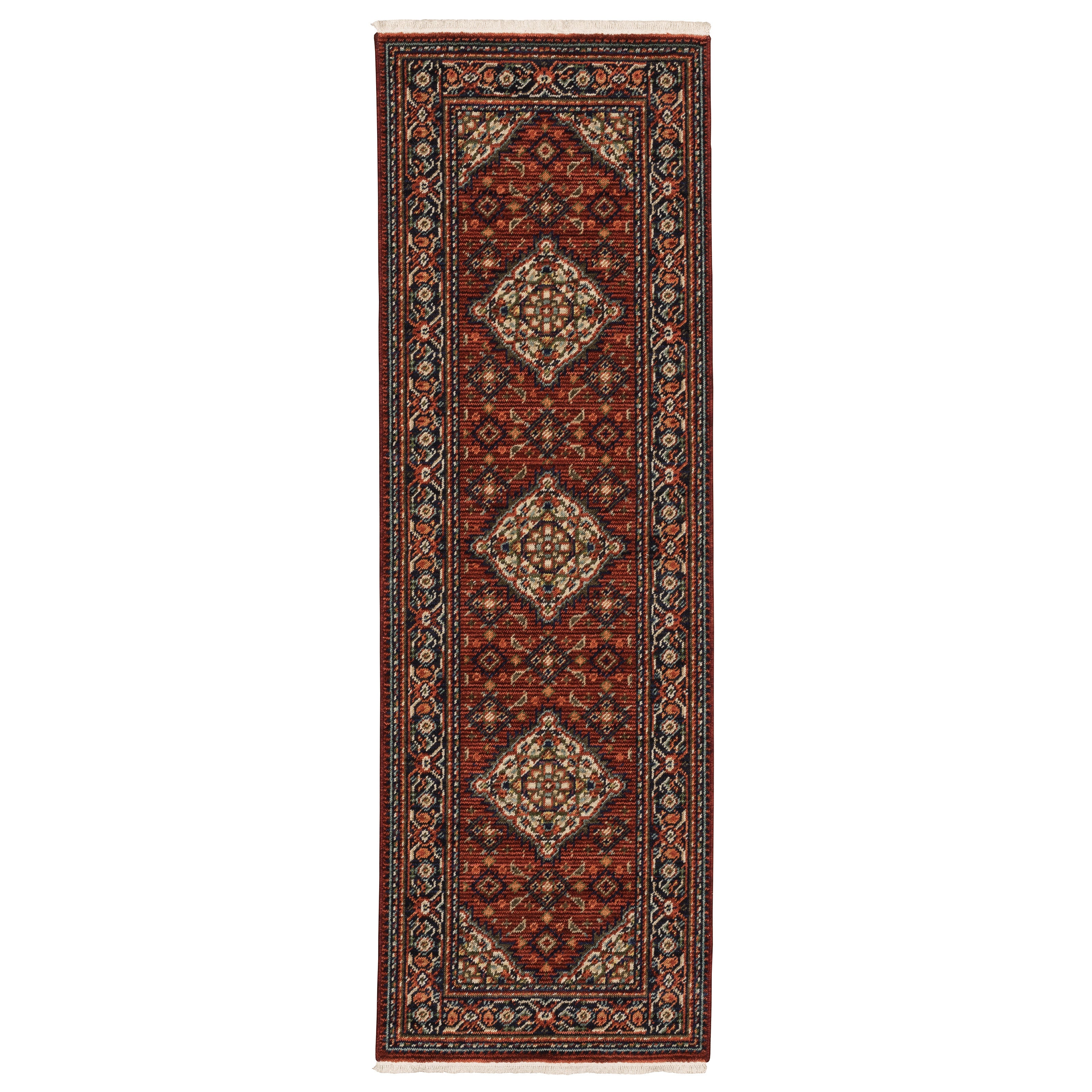 Oriental Weavers Lilihan 1802W Red/Ivory Area Rug