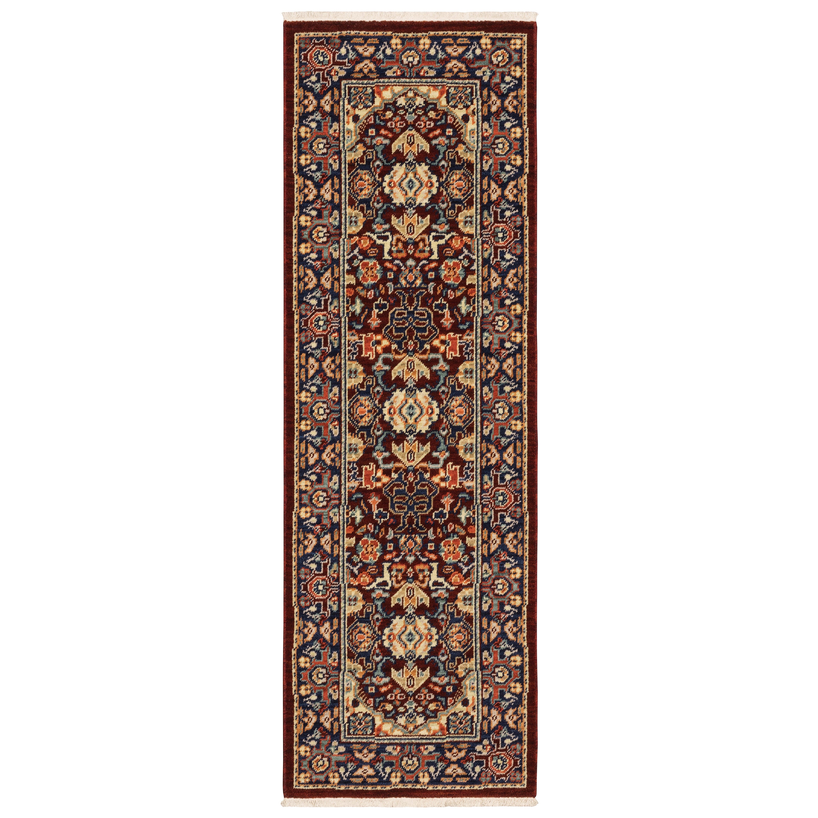 Oriental Weavers Lilihan 532B Navy/Multi Area Rug