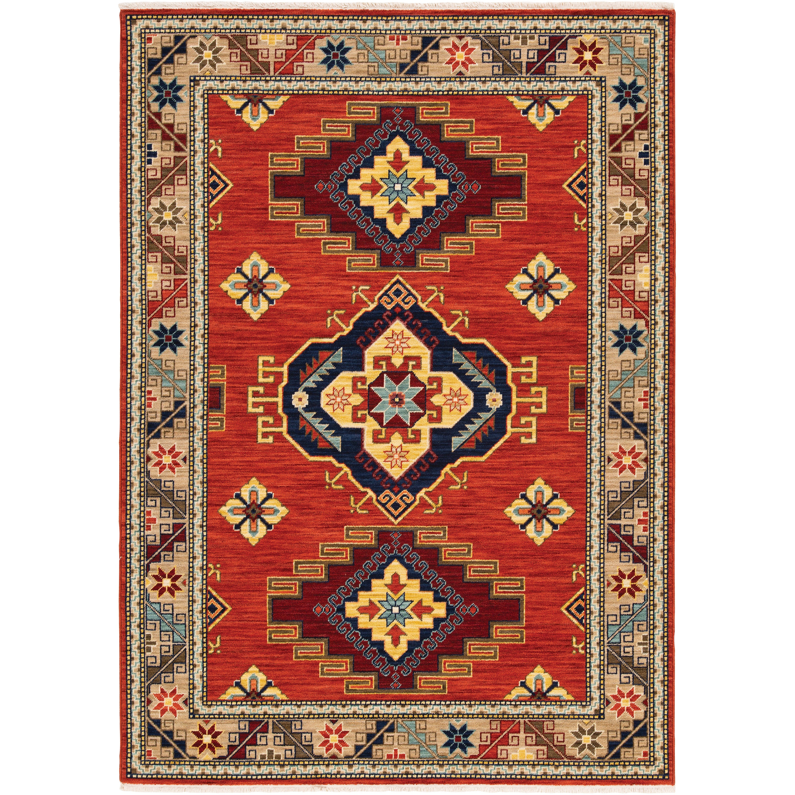 Oriental Weavers Lilihan 91R Red/Multi Area Rug