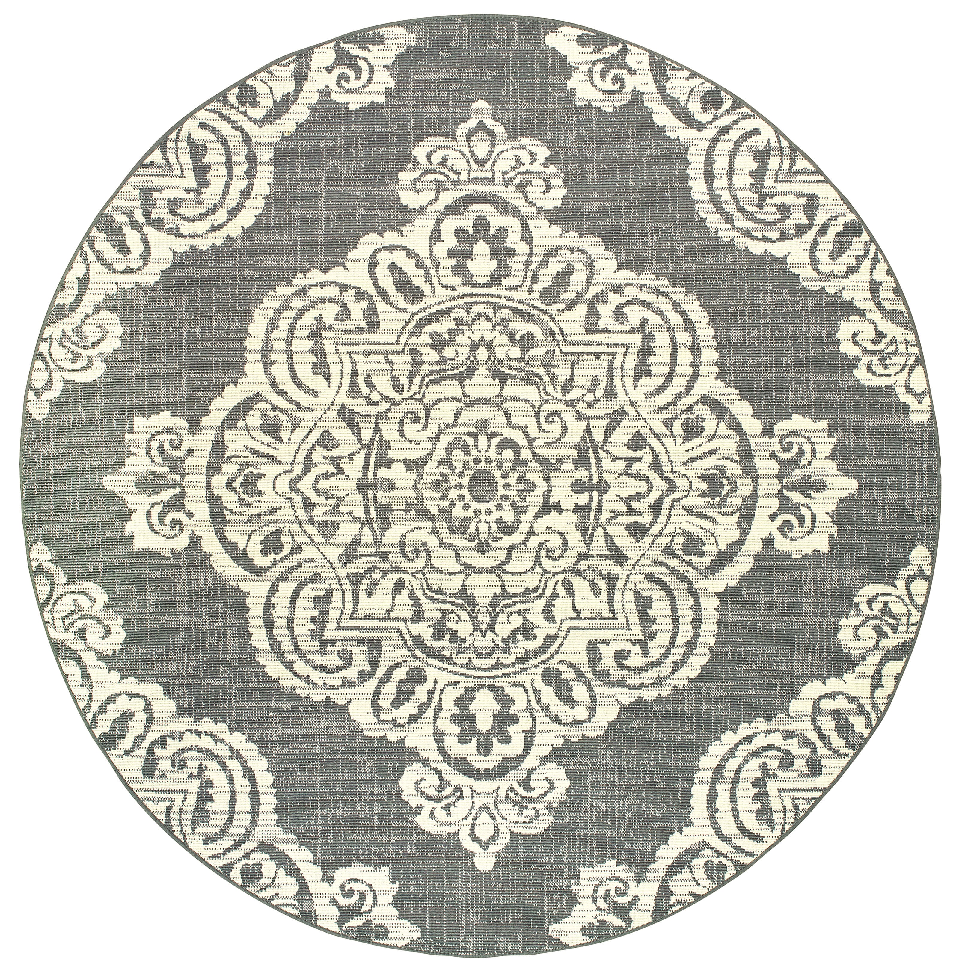 Oriental Weavers Mallory MAL01 Grey/Blue Area Rug
