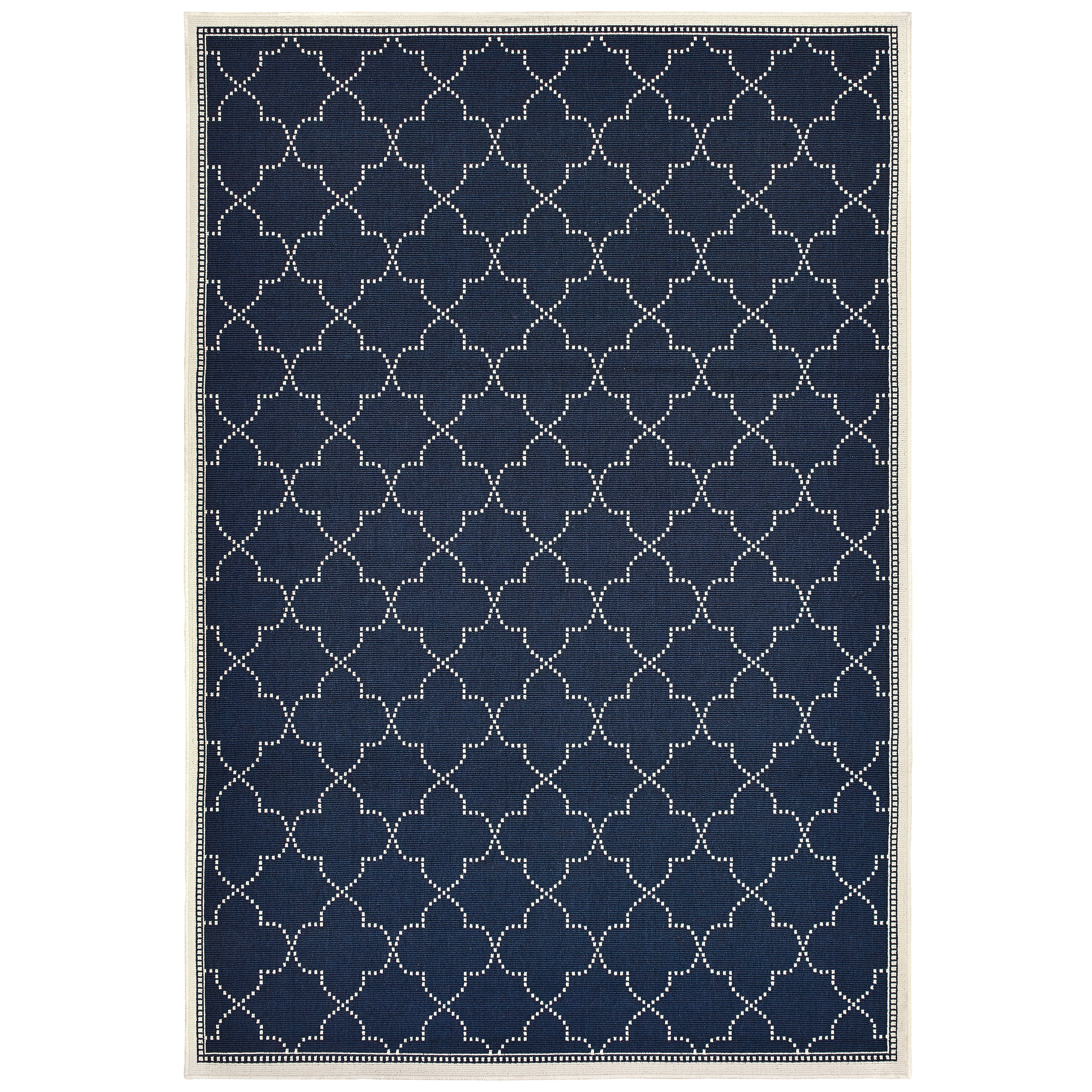Oriental Weavers Mallory MAL07 Beige/Blue Area Rug