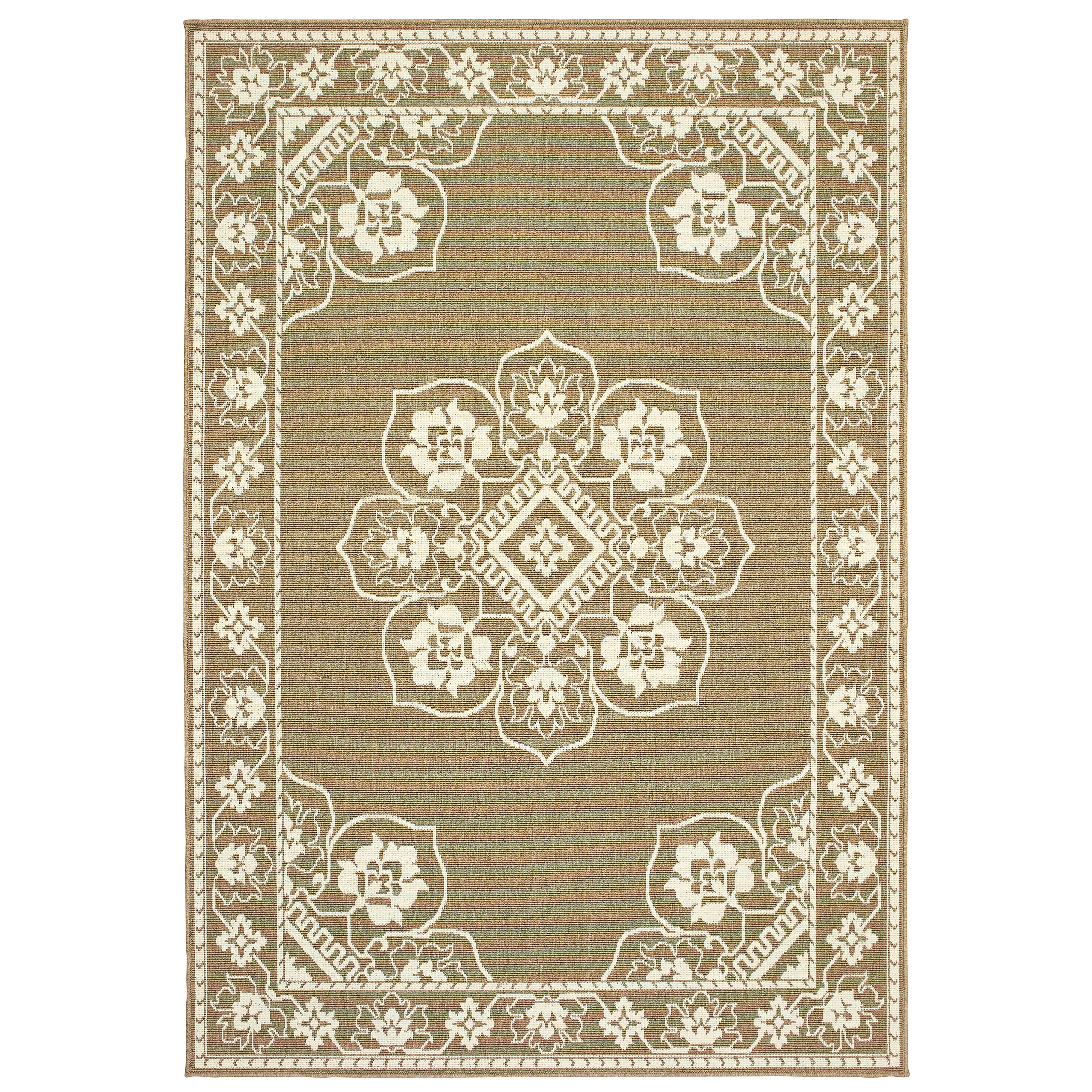 Oriental Weavers Mallory MAL10 Grey/Gold Area Rug