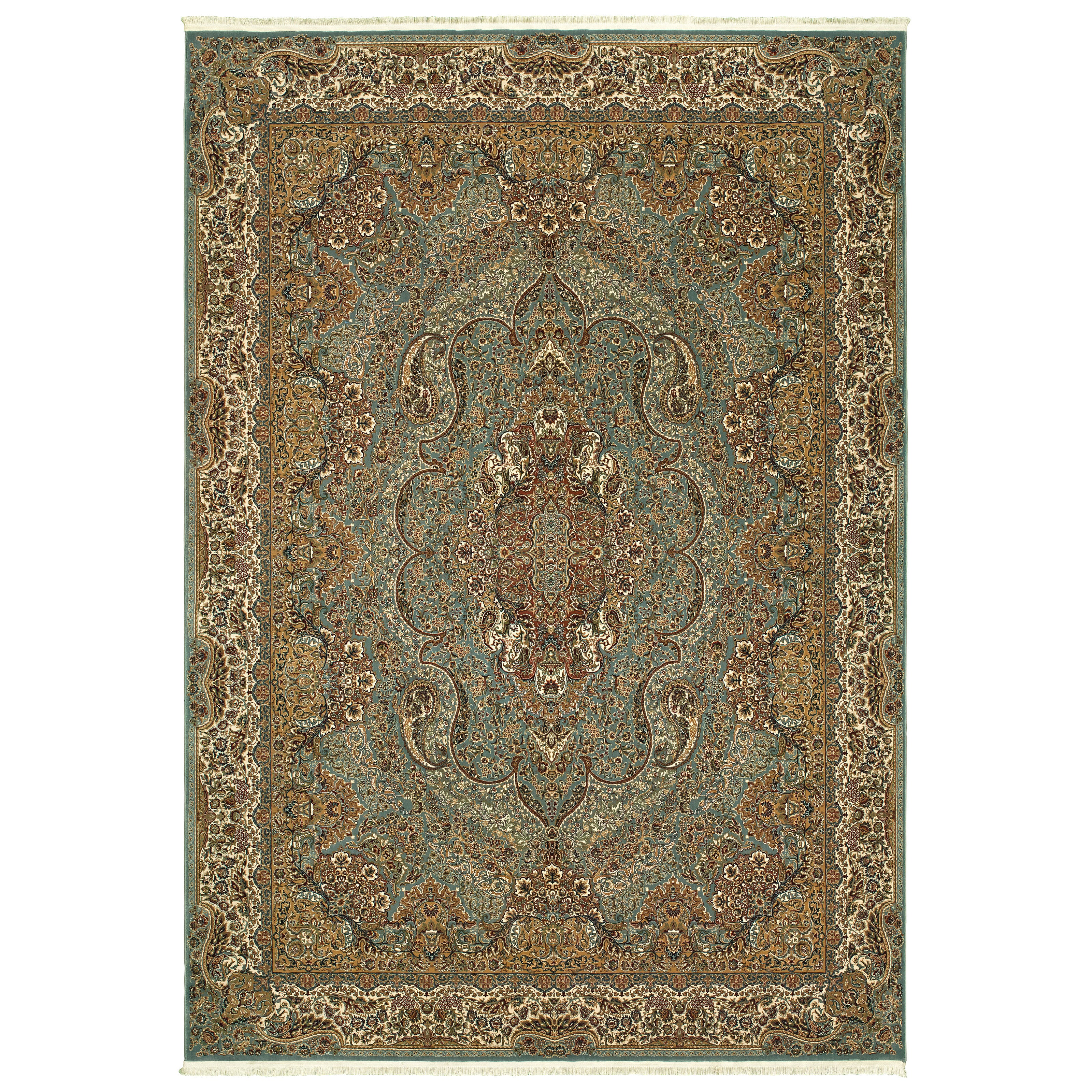 Oriental Weavers Montego 3444M Blue/Brown Area Rug