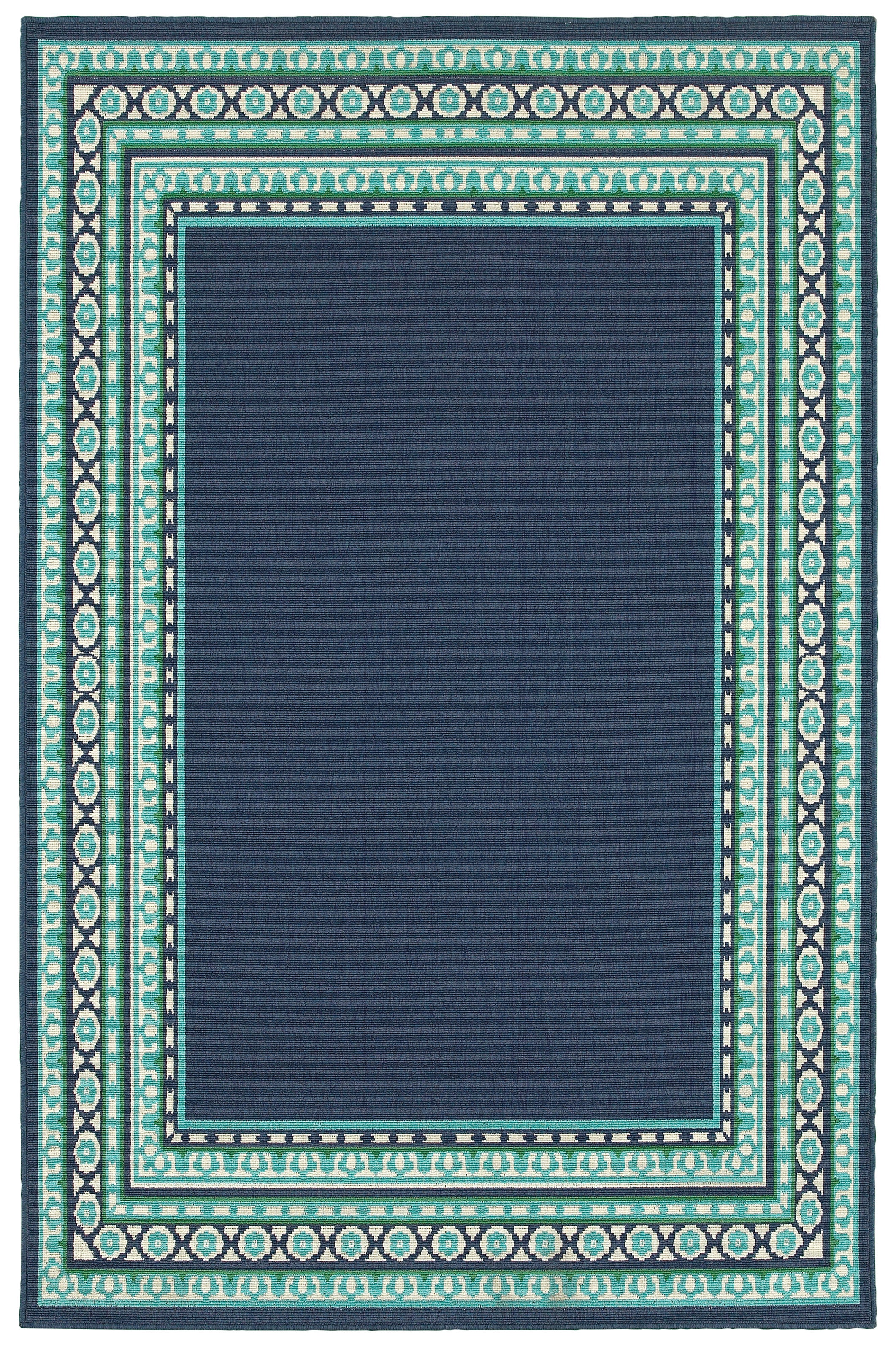 Oriental Weavers Meridian 2598G Green/Ivory Area Rug