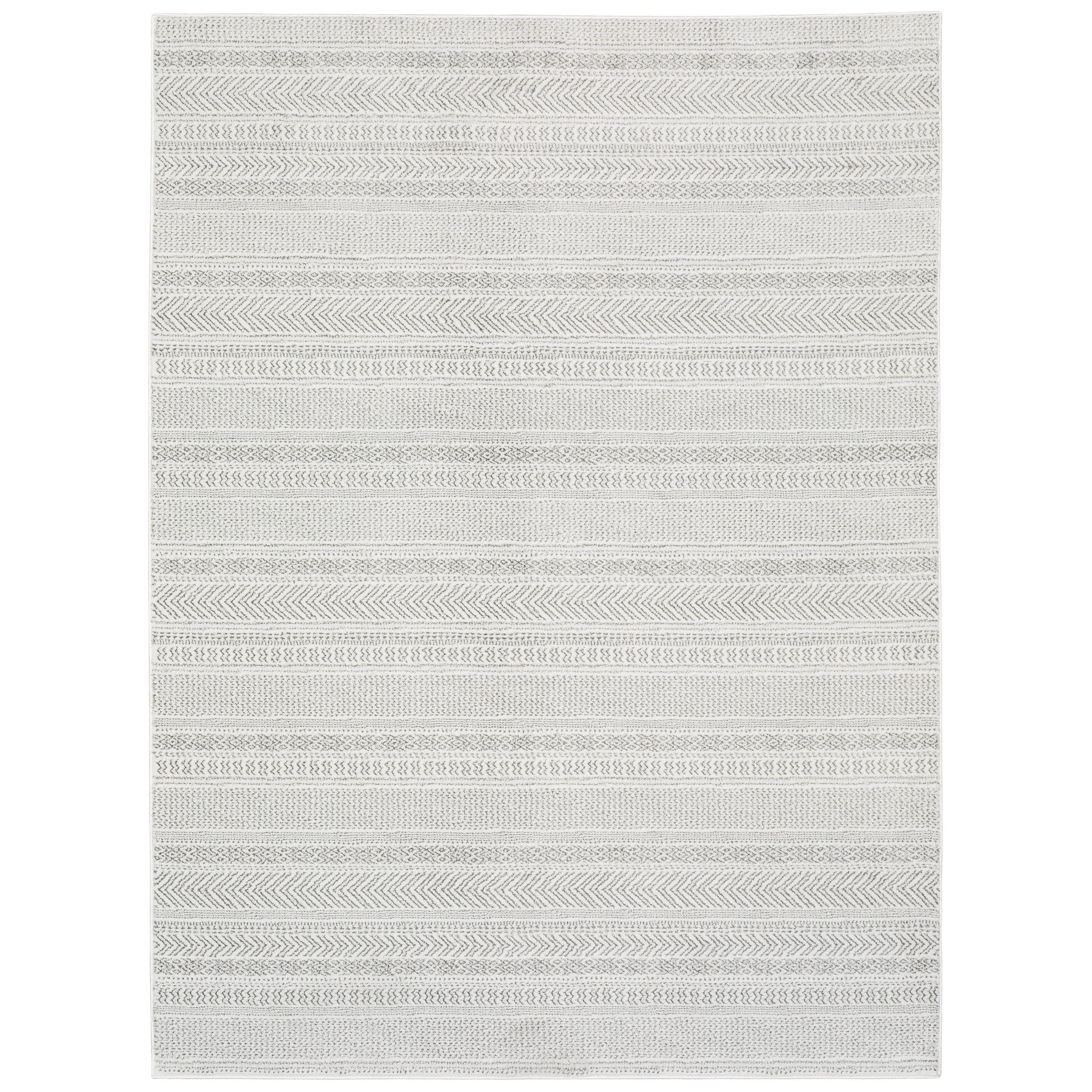 Oriental Weavers Montecito 1101W Grey/White Area Rug