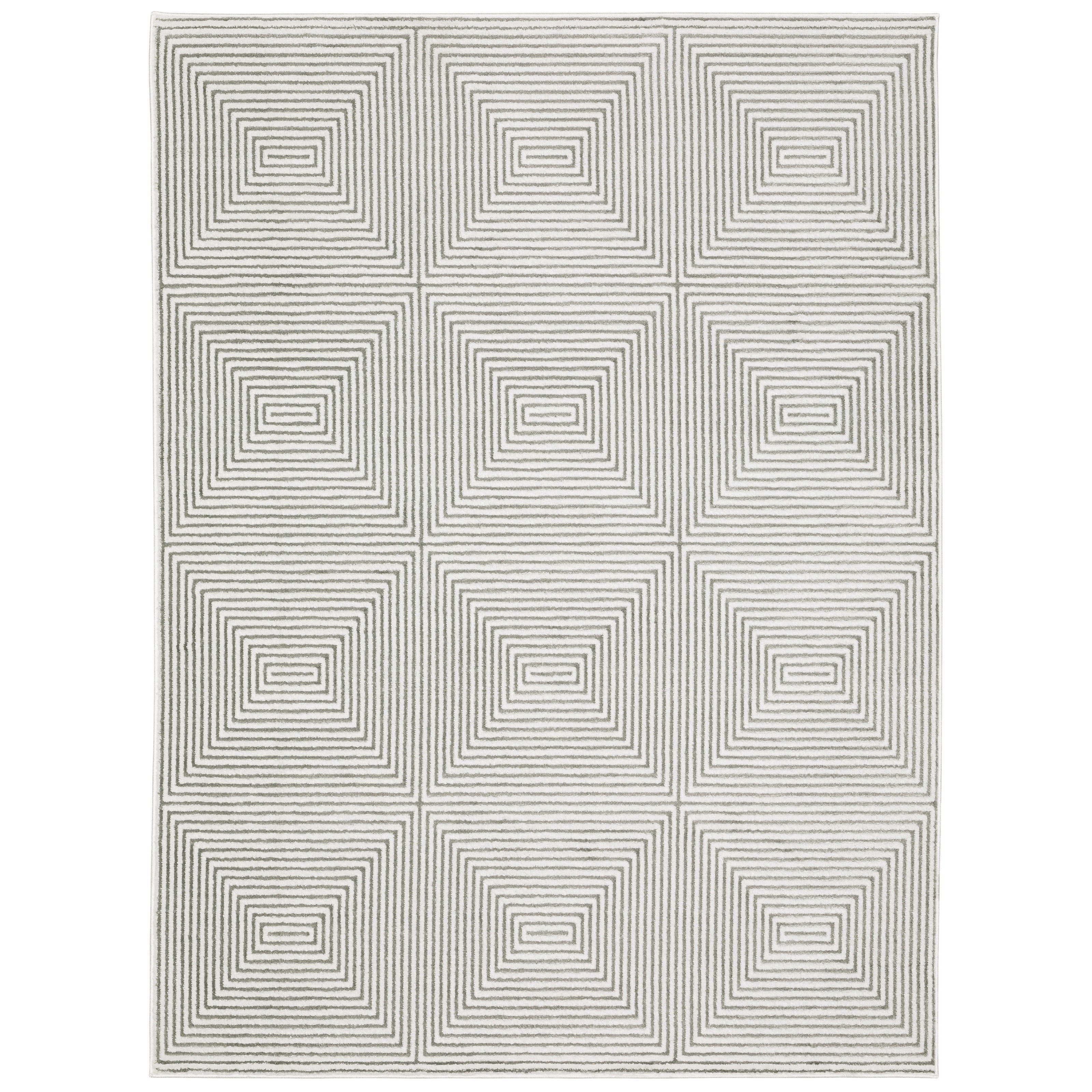 Oriental Weavers Montecito 4154W White/Grey Area Rug