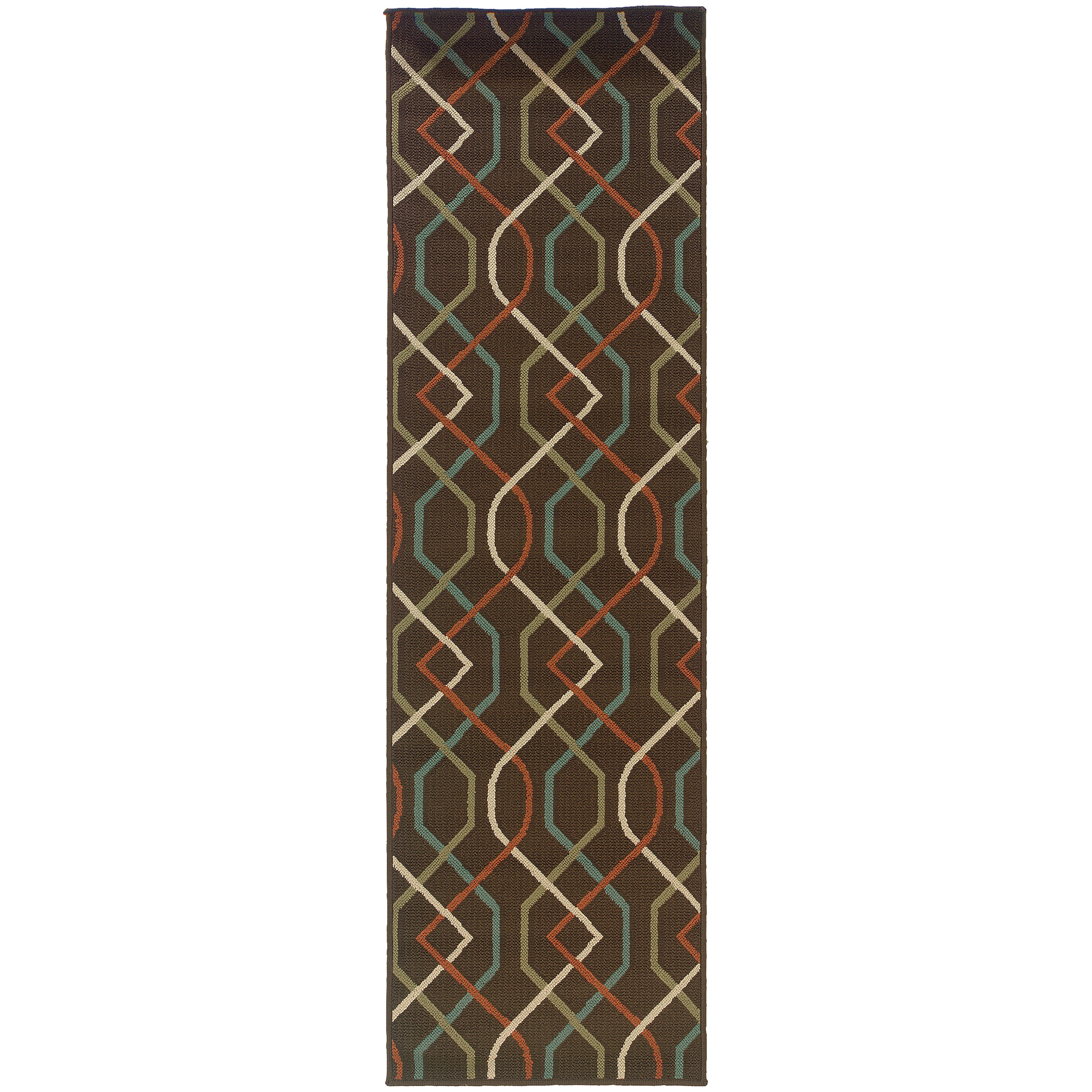 Oriental Weavers Meridian 7420A Blue/Ivory Area Rug