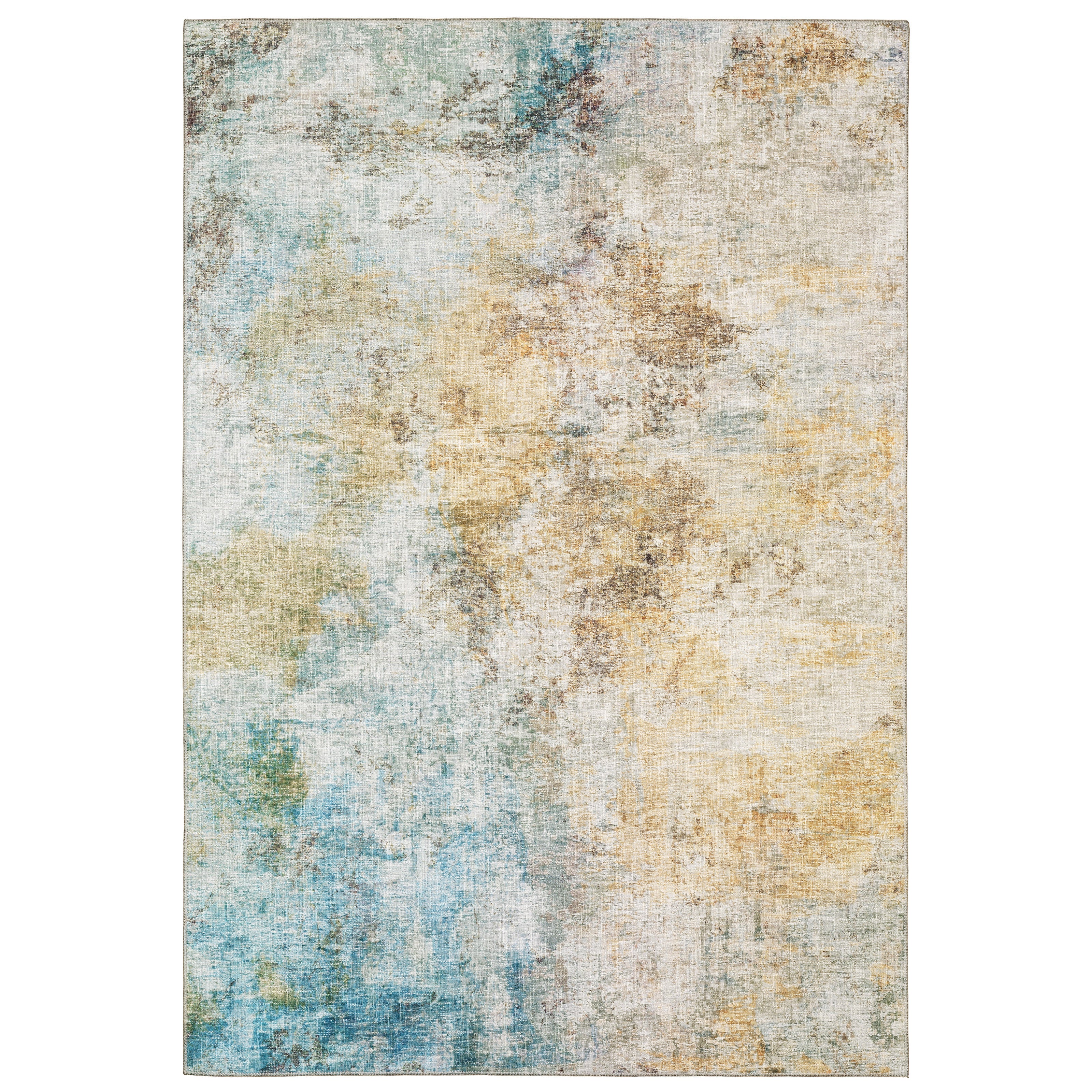 Oriental Weavers Myers Park MYP09 Yellow/Blue Area Rug