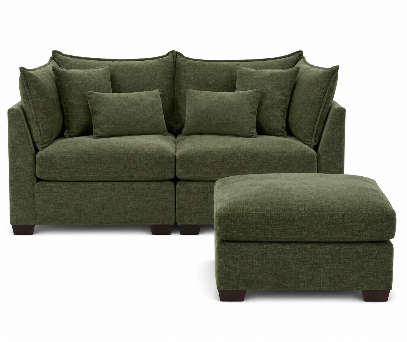 Alina 2 Pc Loveseat with Storage Ottoman