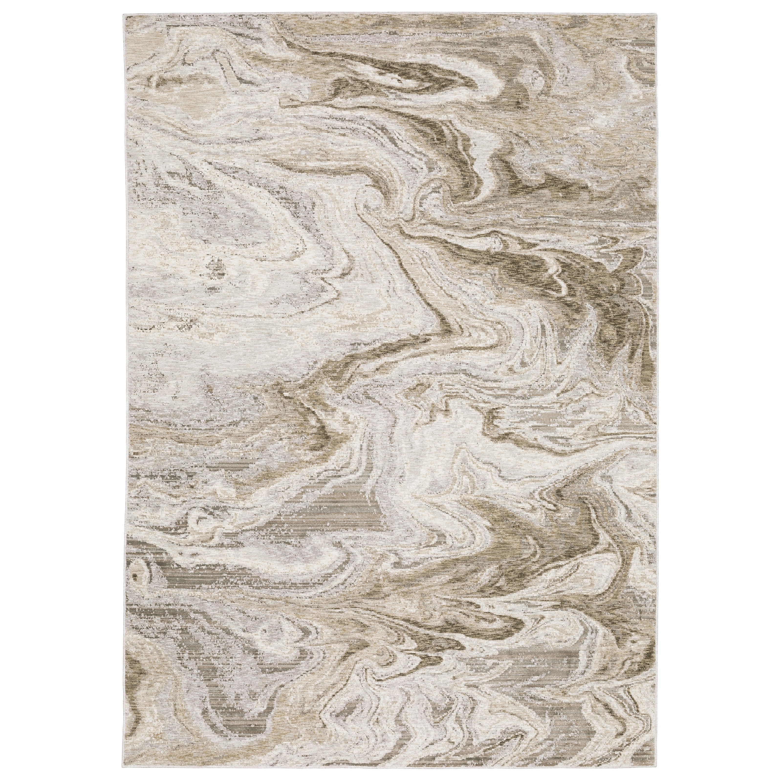 Oriental Weavers Nebulous 71E Beige/Ivory Area Rug