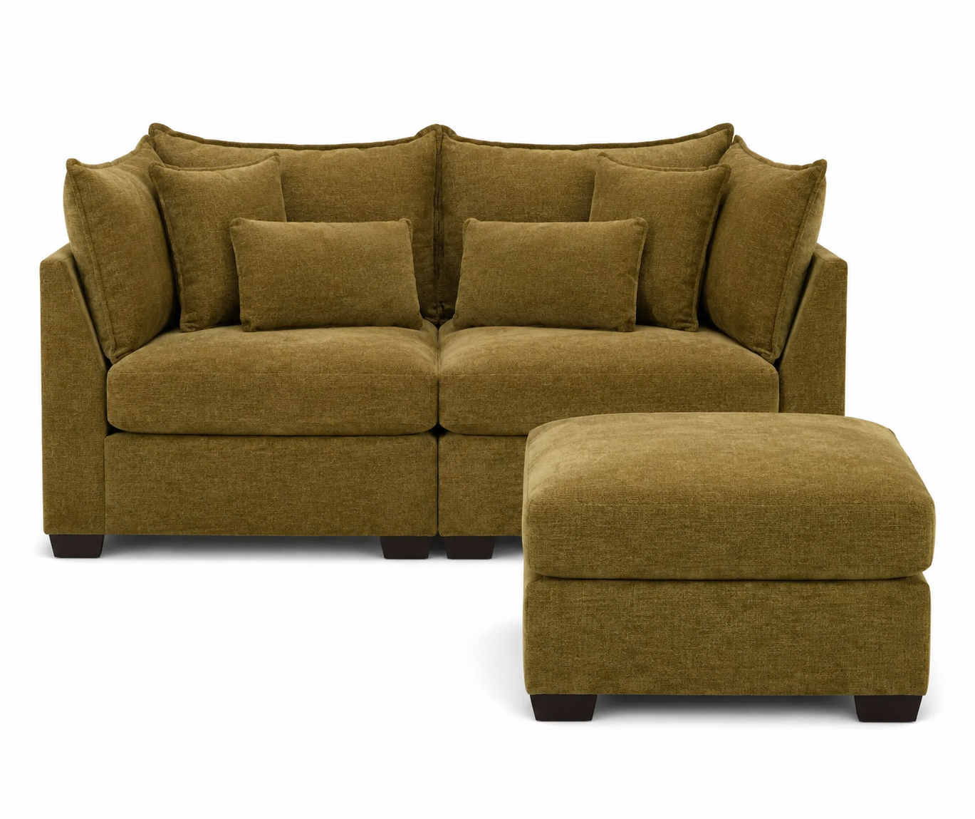 Alina 2 Pc Loveseat with Storage Ottoman