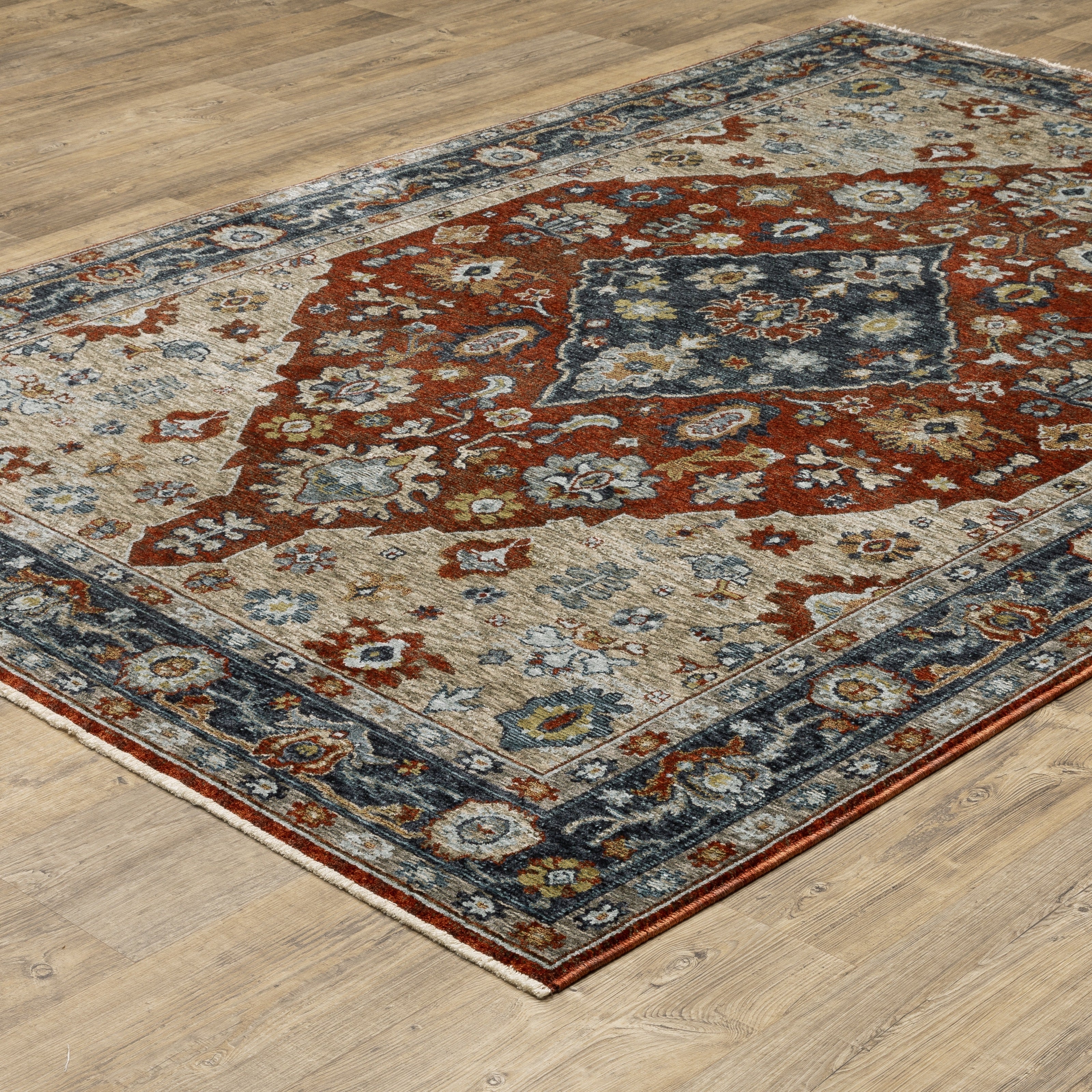 Oriental Weavers Aberdeen 1143H Red/Blue Area Rug