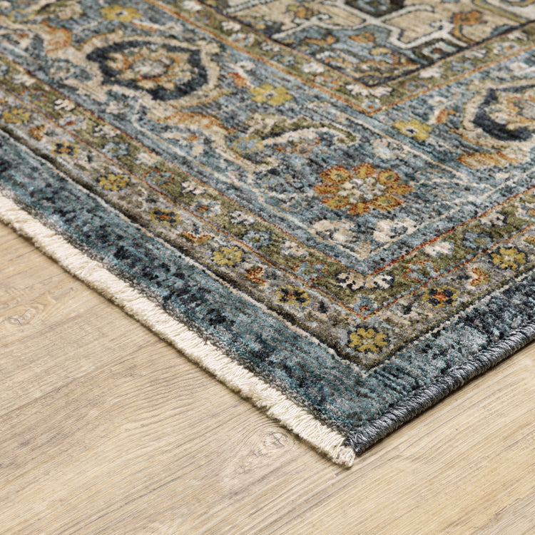 Oriental Weavers Aberdeen 1144Q Blue/Blue Area Rug