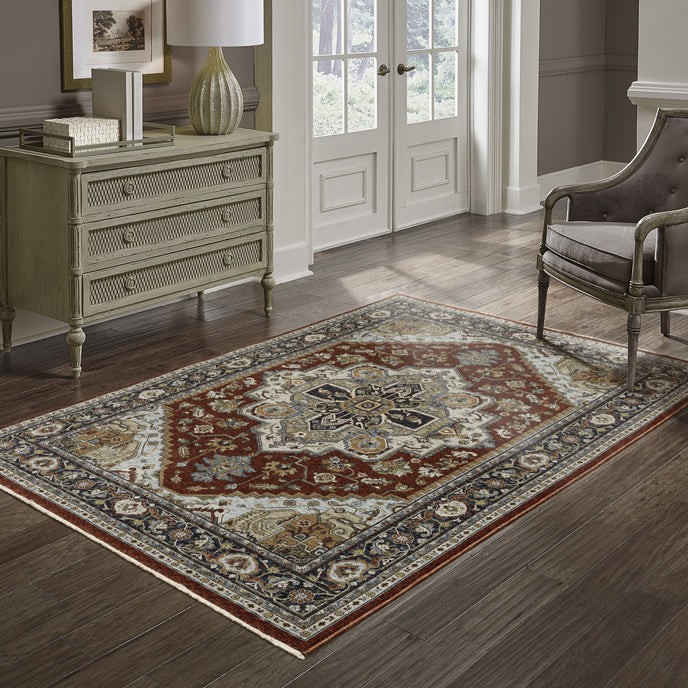 Oriental Weavers Aberdeen 1144R Red/Blue Area Rug