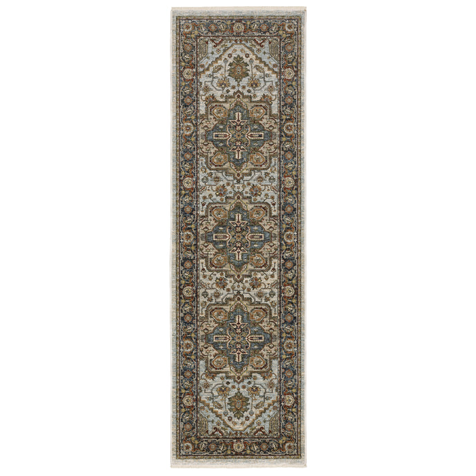 Oriental Weavers Aberdeen 1144W Ivory/Blue Area Rug
