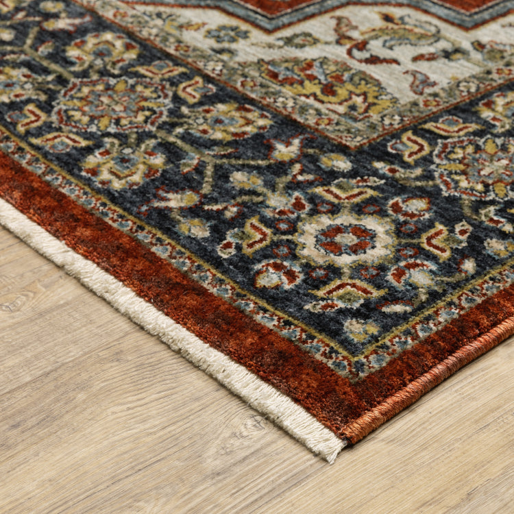 Oriental Weavers Aberdeen 4151R Red/Blue Area Rug