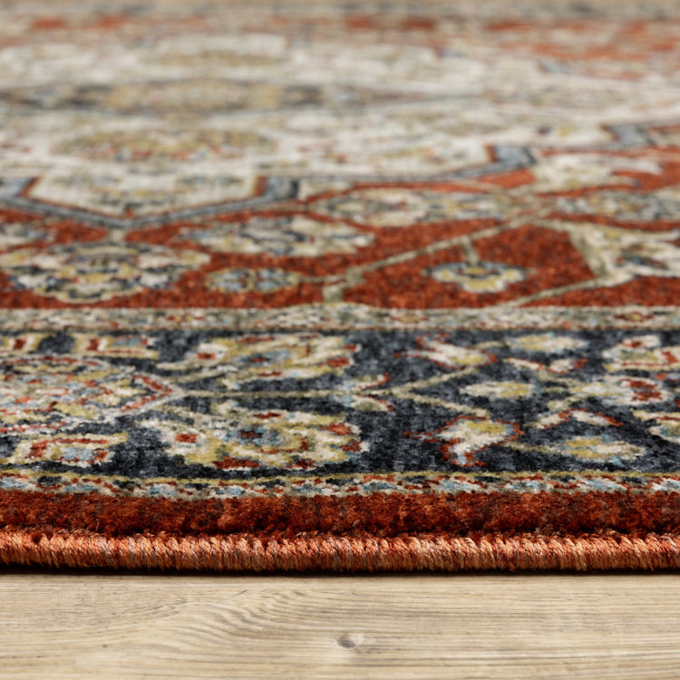 Oriental Weavers Aberdeen 4151R Red/Blue Area Rug