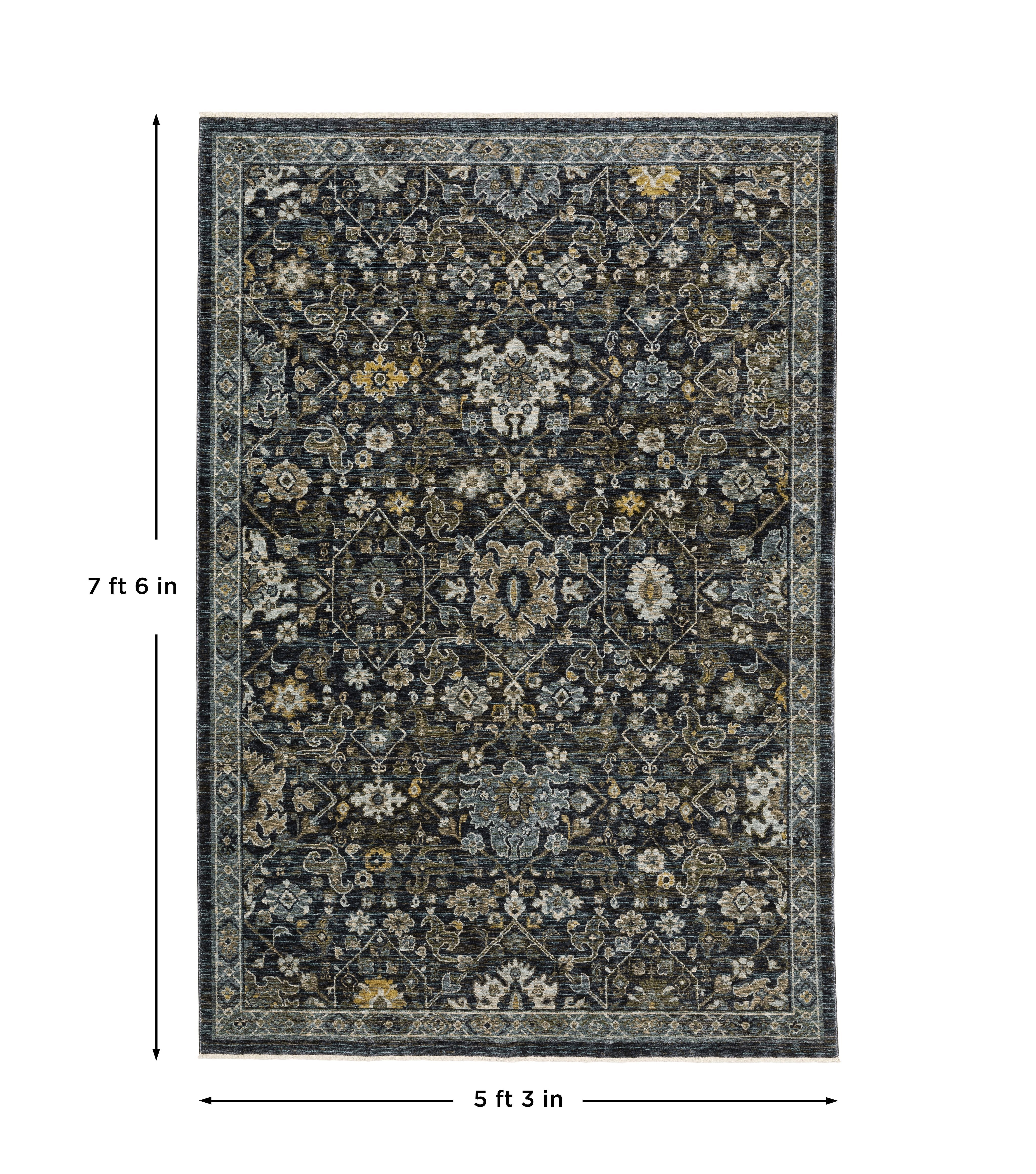 Oriental Weavers Aberdeen 533K Blue/Blue Area Rug