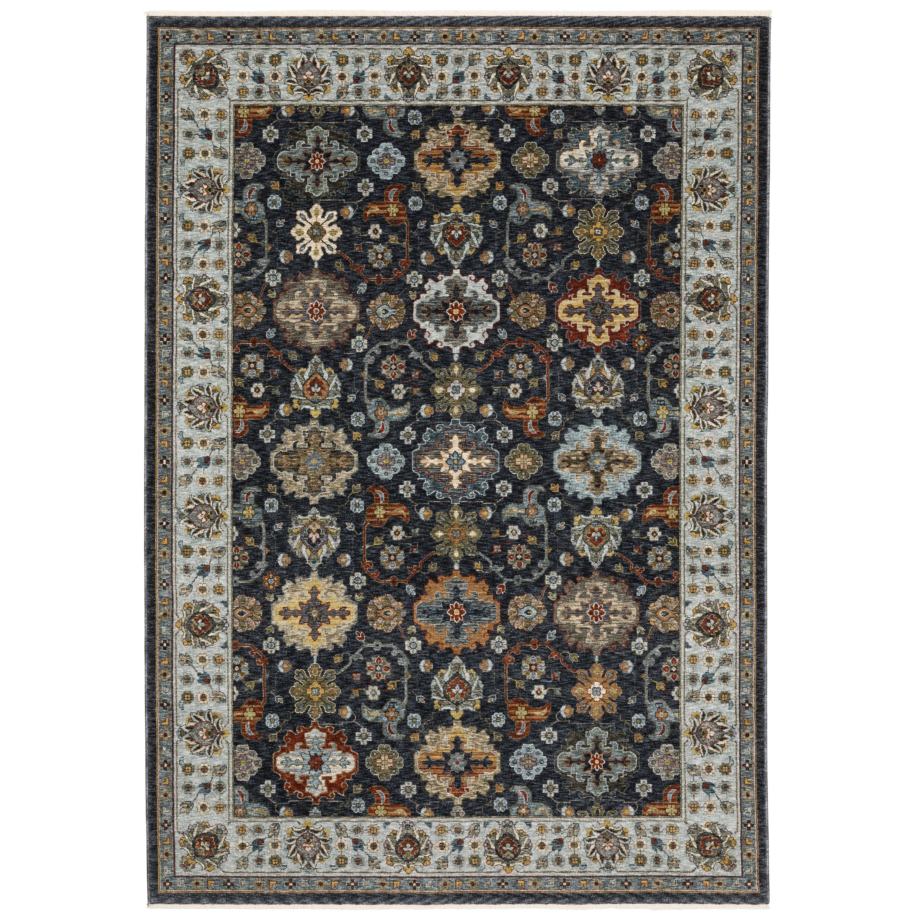 Oriental Weavers Aberdeen 561B Blue/Multi Area Rug