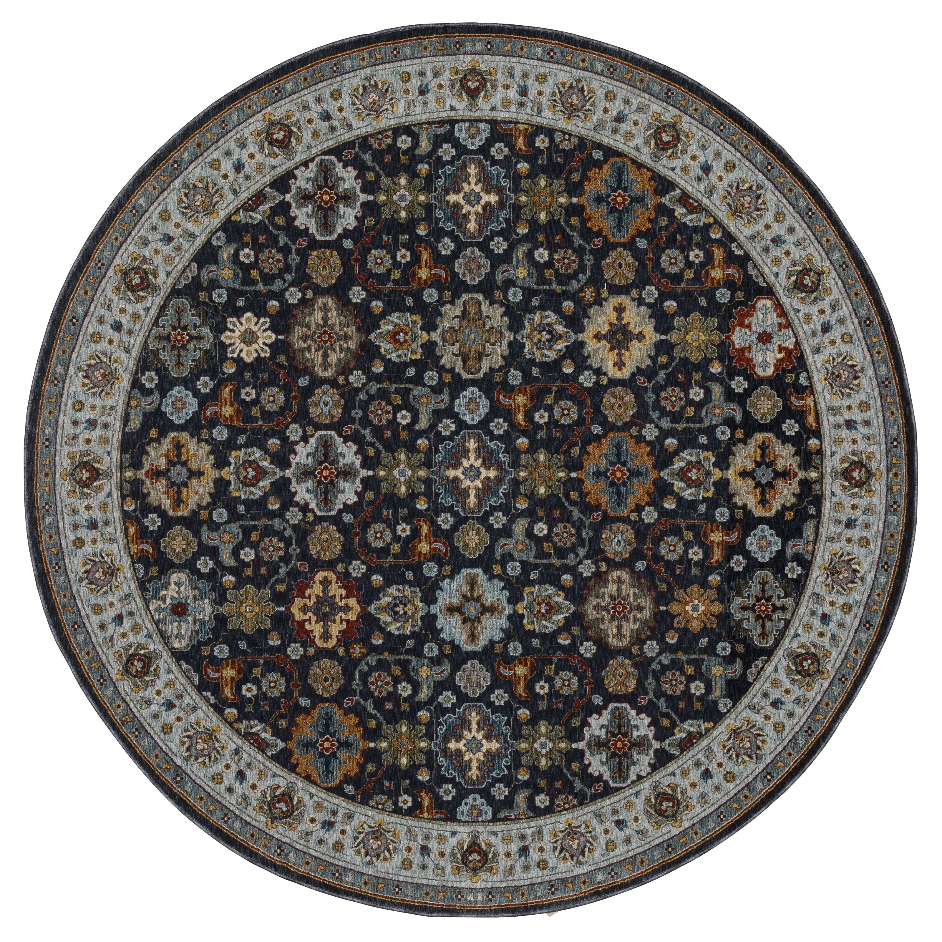 Oriental Weavers Aberdeen 561B Blue/Multi Area Rug