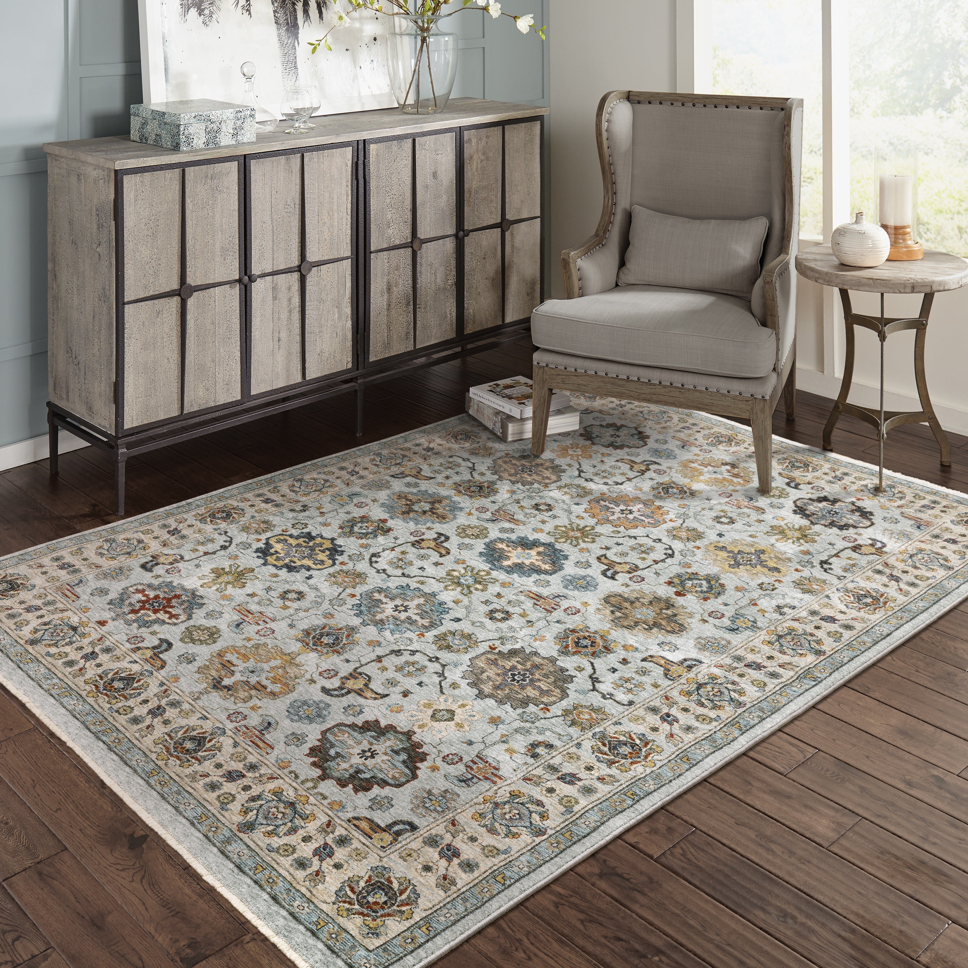 Oriental Weavers Aberdeen 561W Blue/Ivory Area Rug