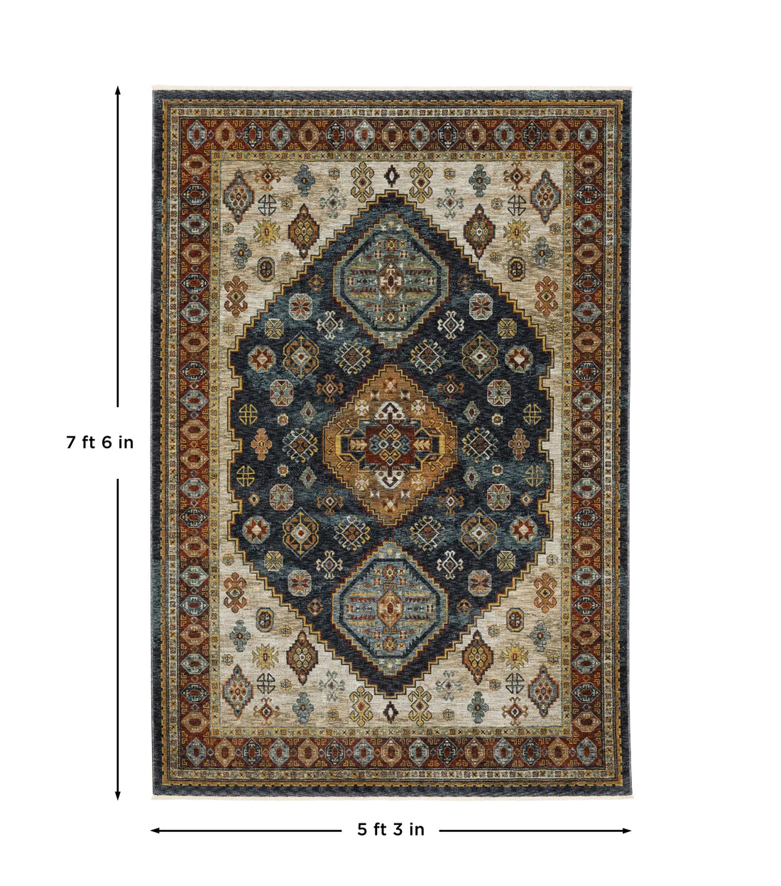 Oriental Weavers Aberdeen Blue/Multi Area Rug
