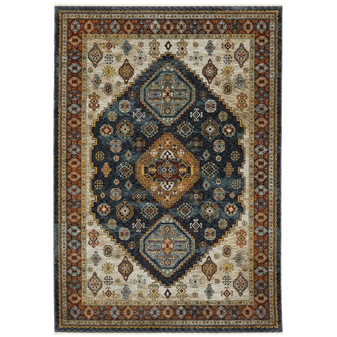 Oriental Weavers Aberdeen Blue/Multi Area Rug