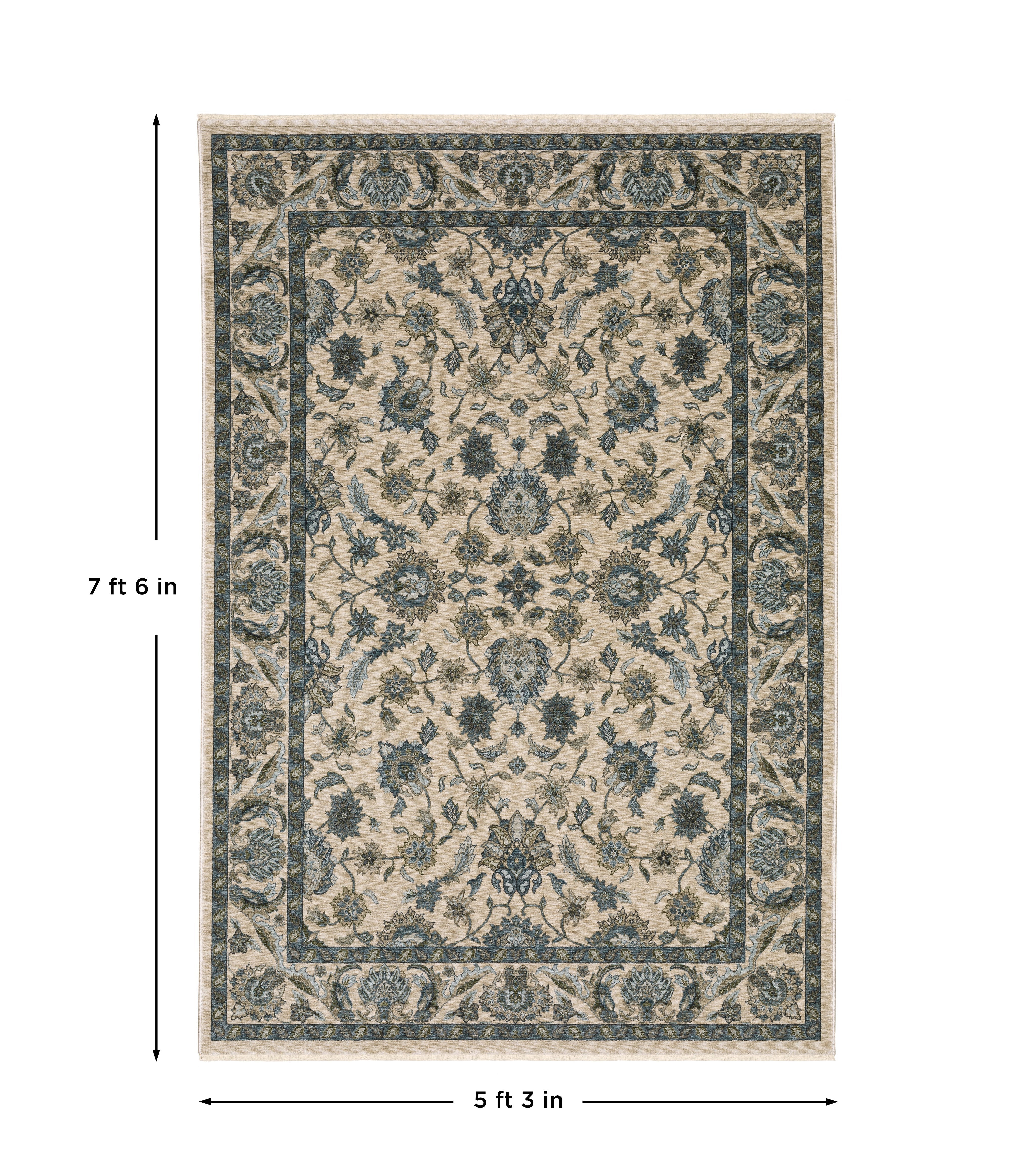 Oriental Weavers Aberdeen 70I Beige/Blue Area Rug