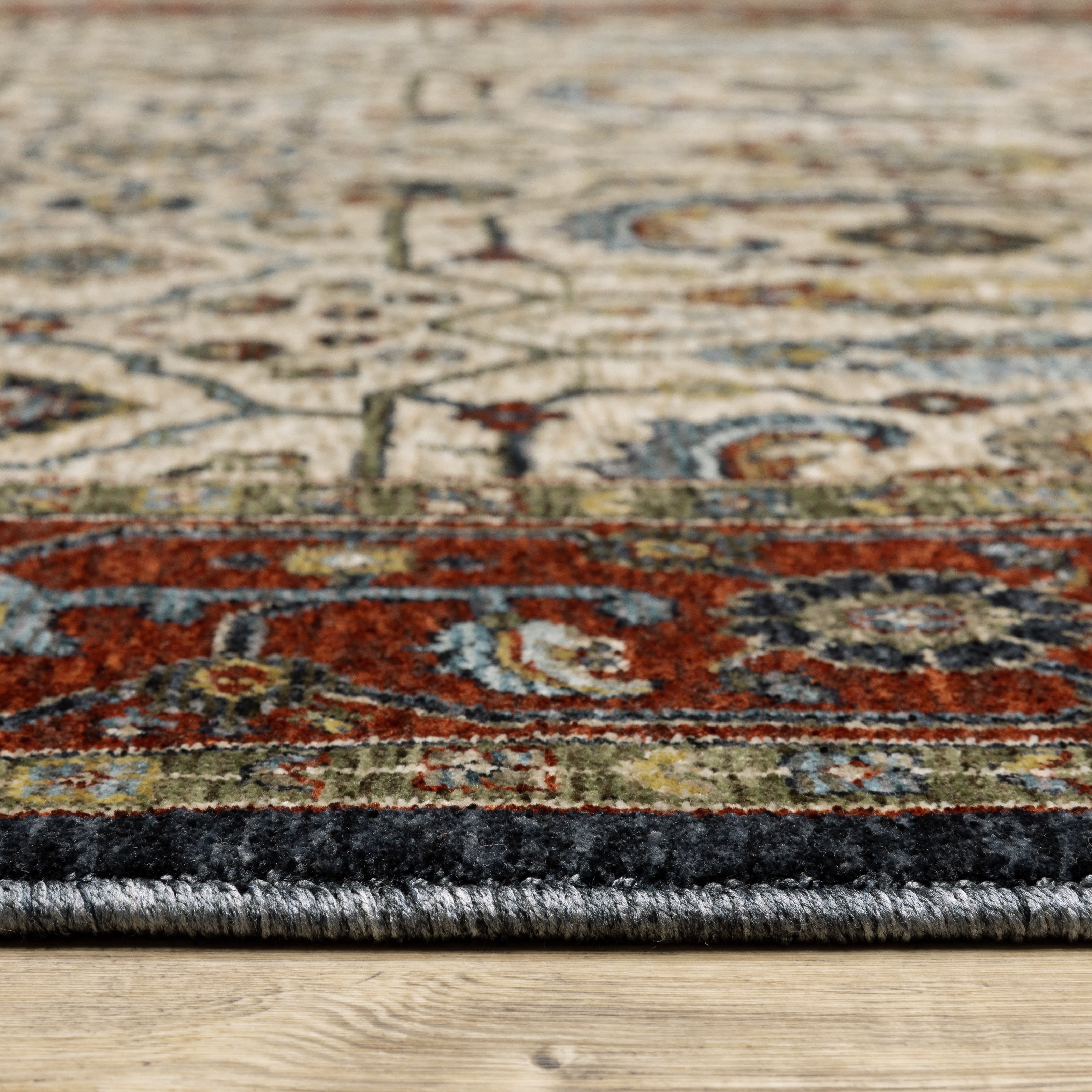 Oriental Weavers Aberdeen 752W Ivory/Red Area Rug
