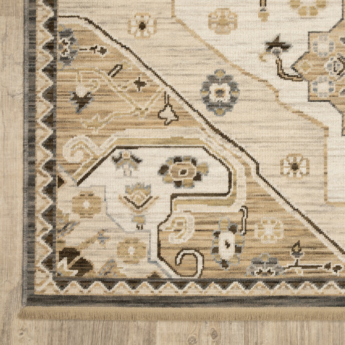 Oriental Weavers Acacia ACA03 Tan/Grey Area Rug