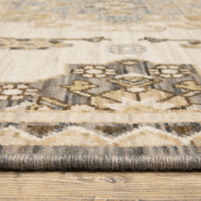 Oriental Weavers Acacia ACA03 Tan/Grey Area Rug