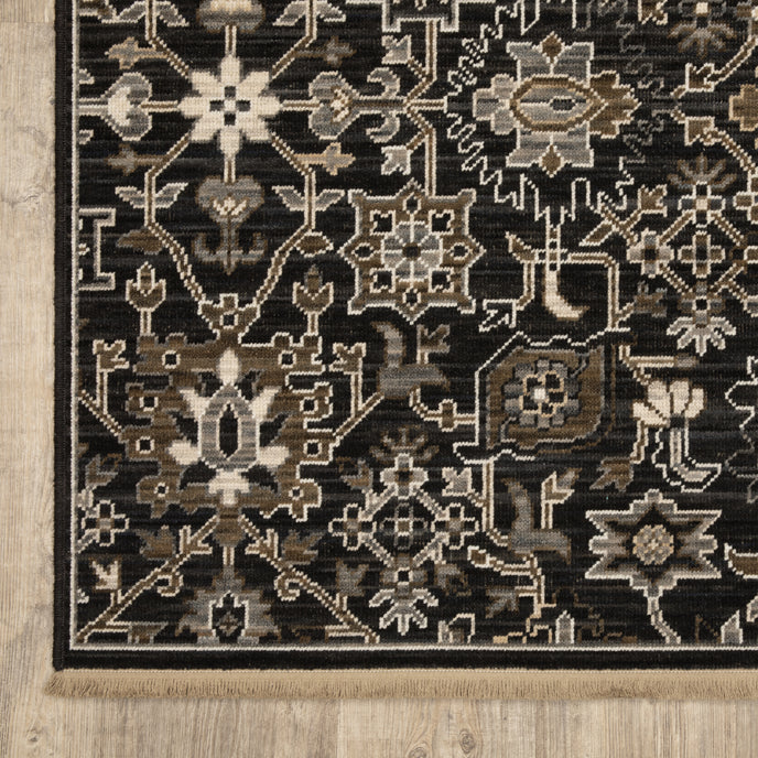 Oriental Weavers Acacia ACA05 Black/Tan Area Rug