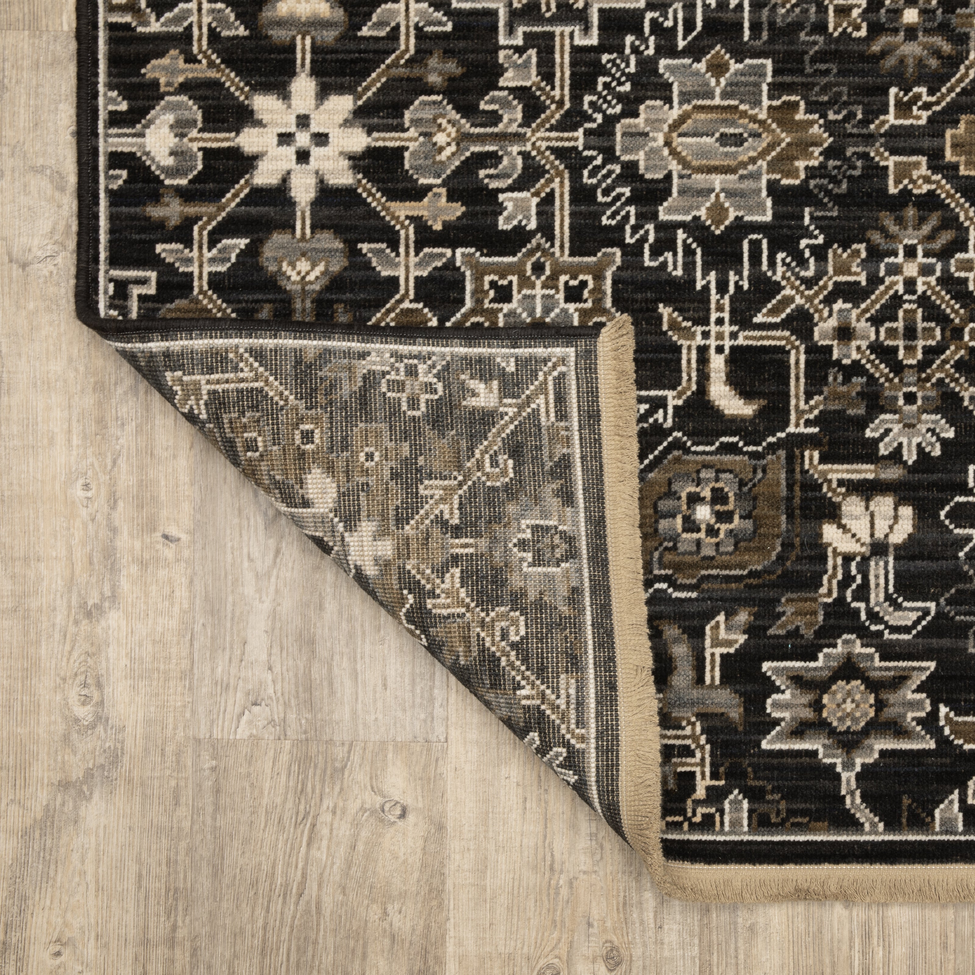 Oriental Weavers Acacia ACA05 Black/Tan Area Rug