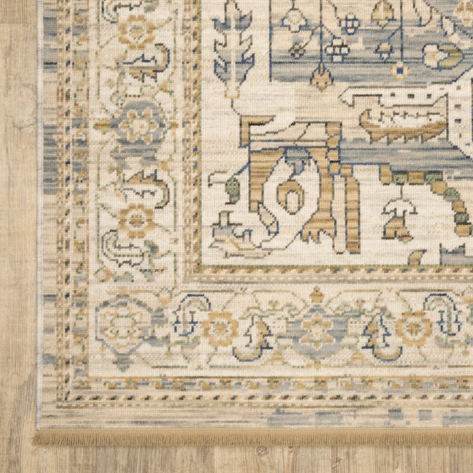 Oriental Weavers Acacia ACA07 Beige/Grey Area Rug