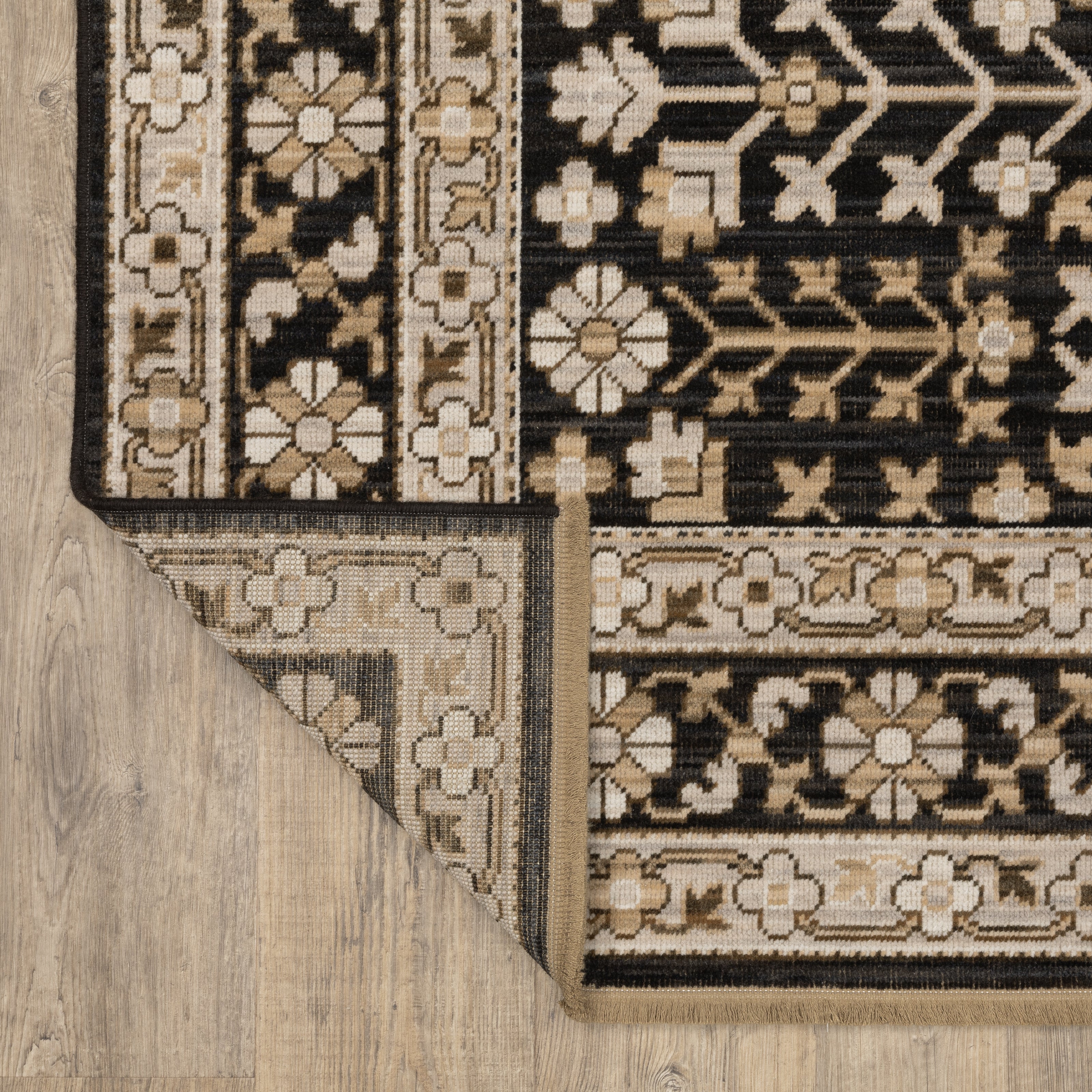 Oriental Weavers Acacia ACA10 Black/Beige Area Rug