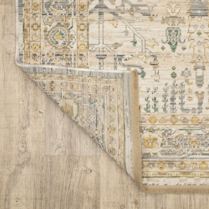 Oriental Weavers Acacia ACA14 Beige/Green Area Rug