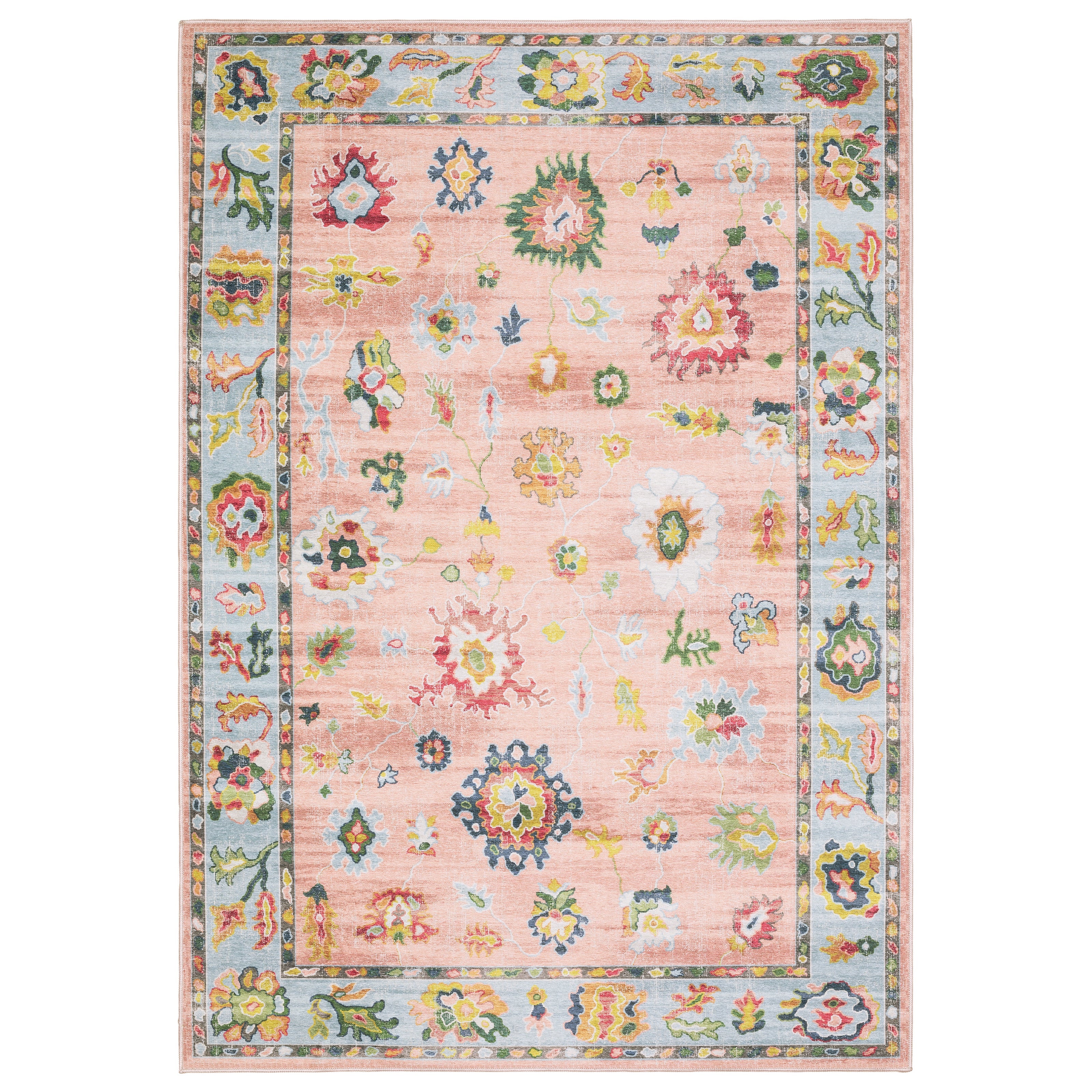 Oriental Weavers Addison ADD01 Pink/Blue Area Rug
