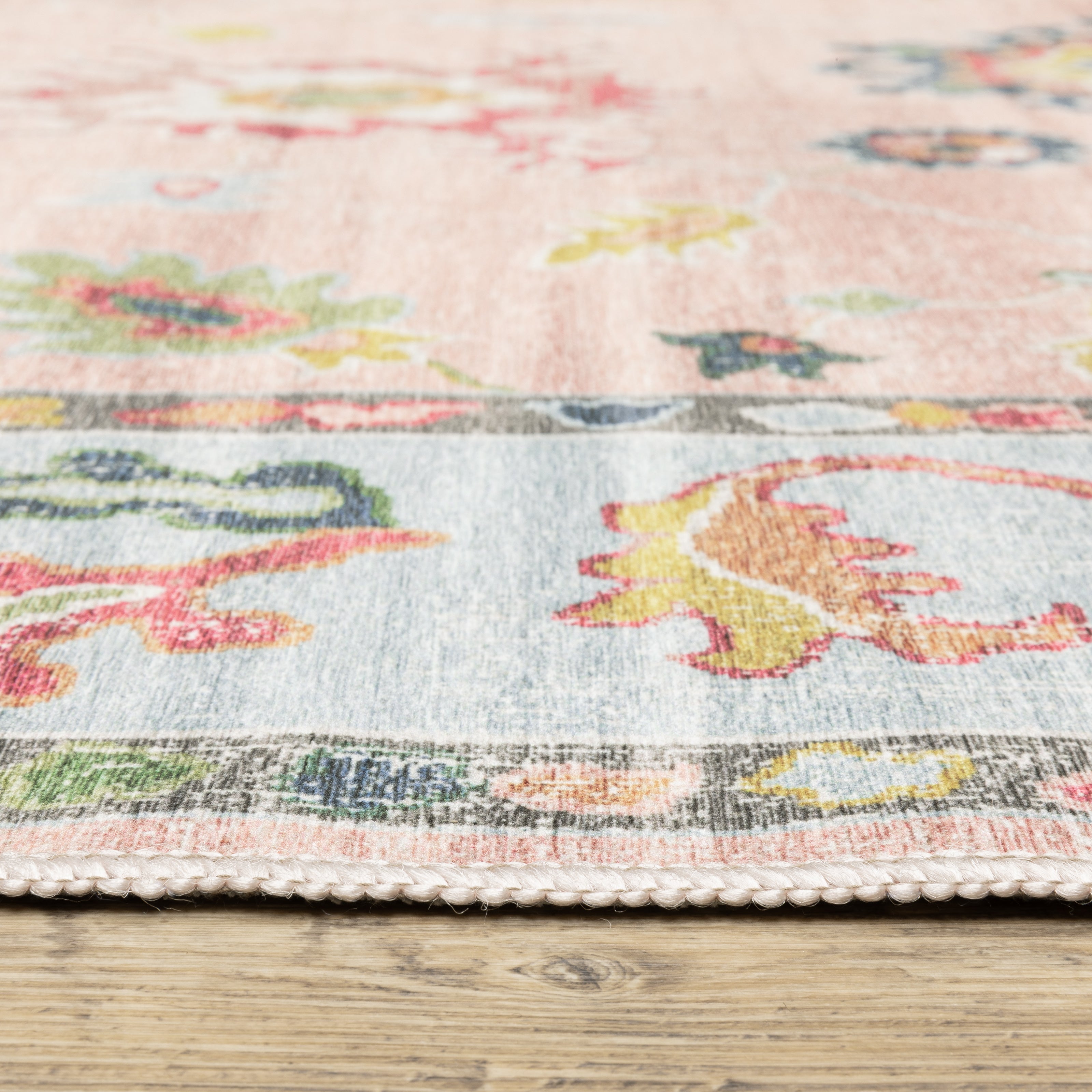 Oriental Weavers Addison ADD01 Pink/Blue Area Rug