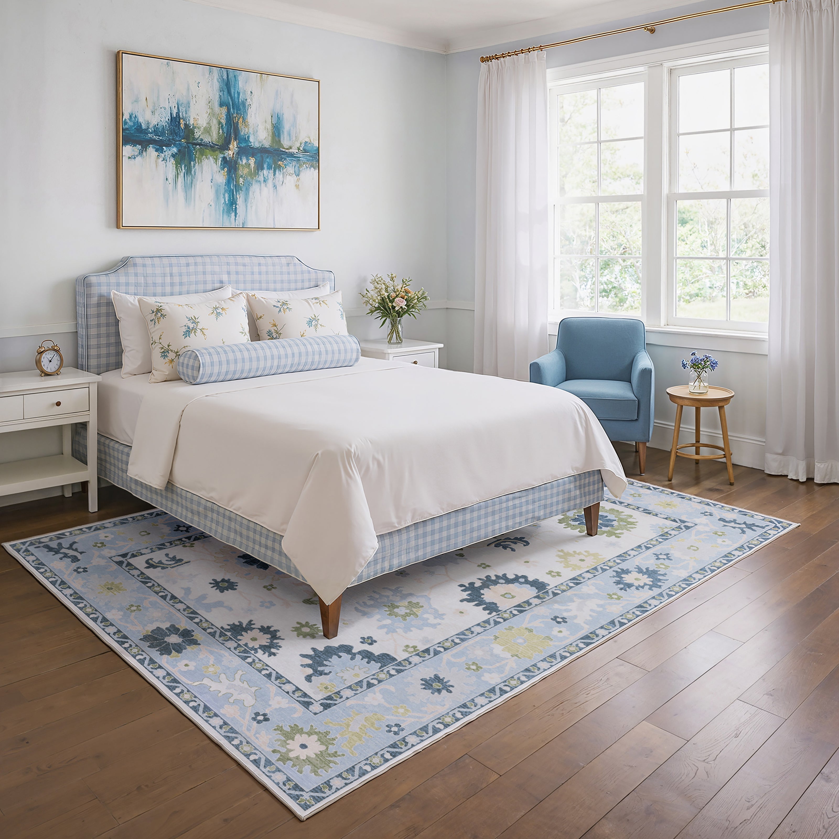 Oriental Weavers Addison ADD05 Blue/Green Area Rug