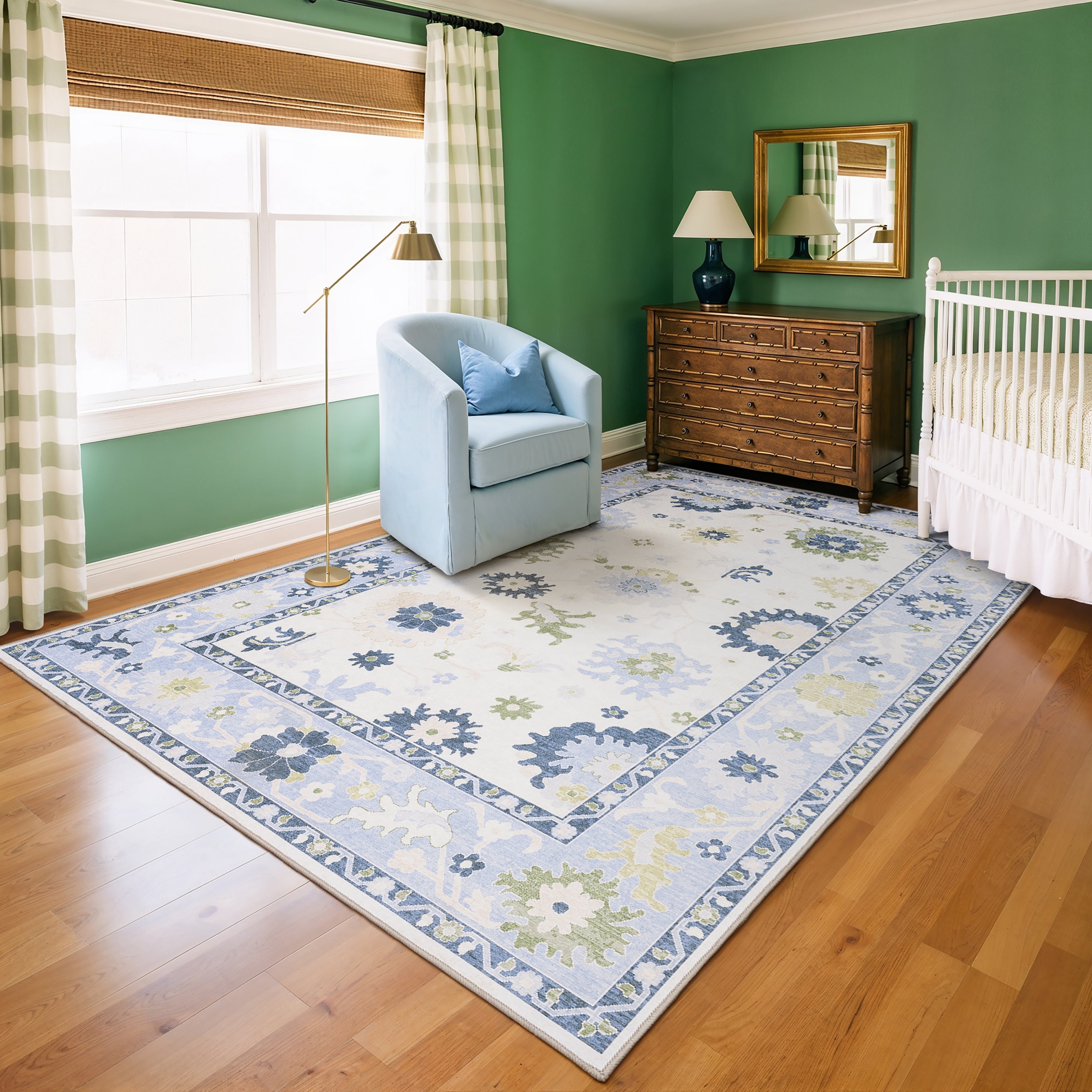 Oriental Weavers Addison ADD05 Blue/Green Area Rug