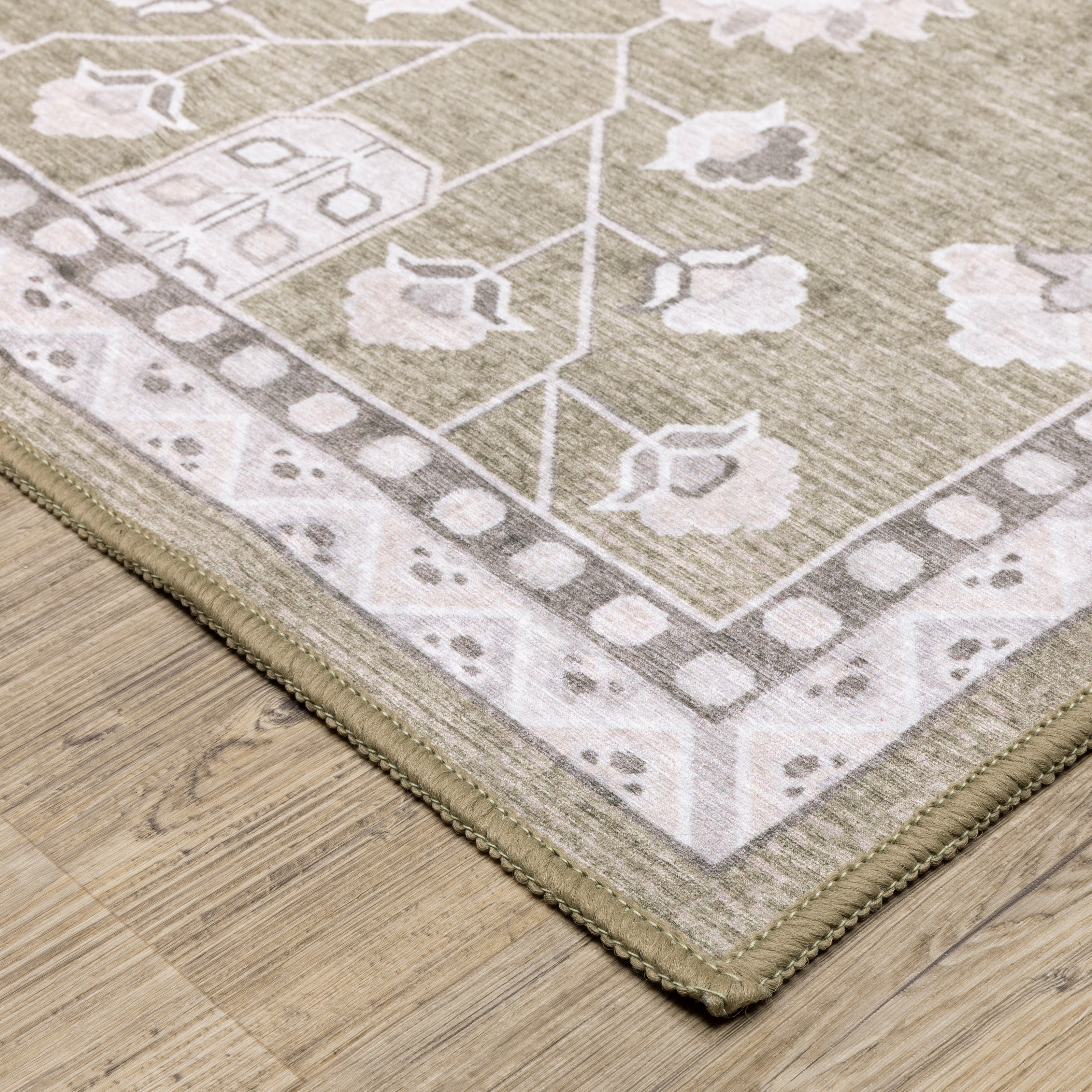 Oriental Weavers Addison ADD07 Brown/Ivory Area Rug
