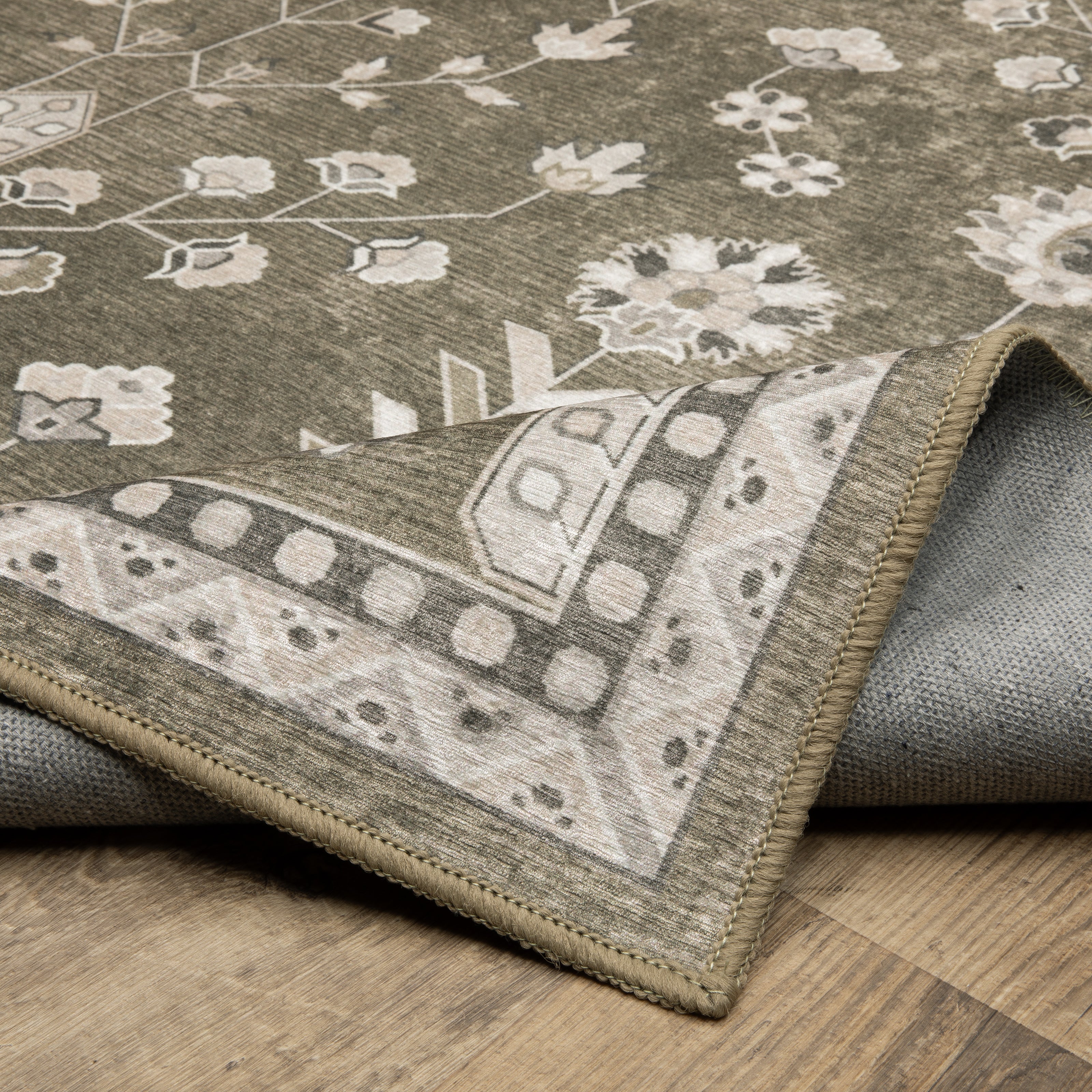 Oriental Weavers Addison ADD07 Brown/Ivory Area Rug