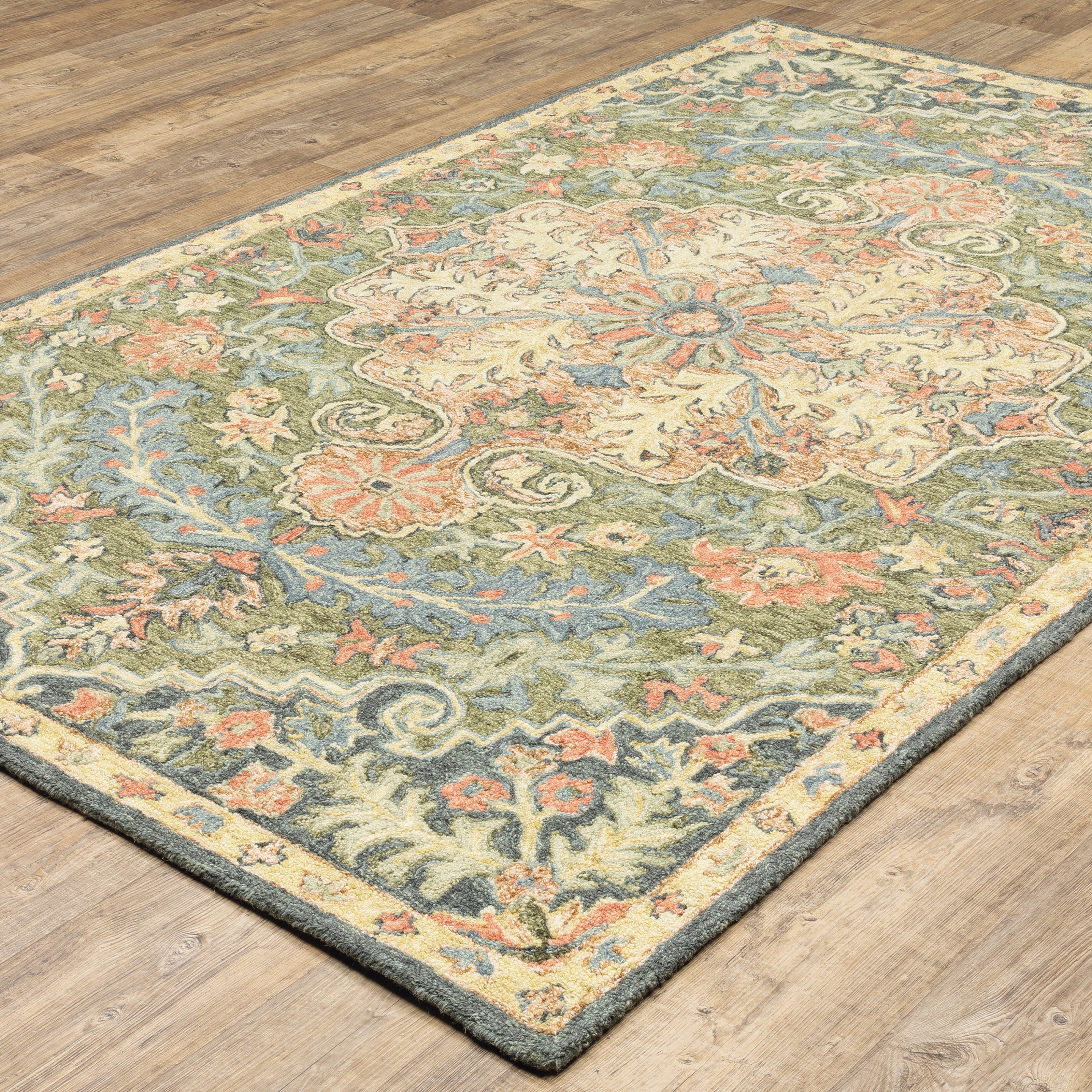 Oriental Weavers Alfresco 28401 Blue/Green Area Rug