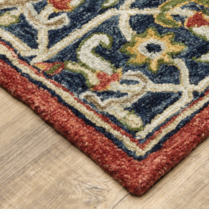Oriental Weavers Alfresco 28404 Red/Blue Area Rug