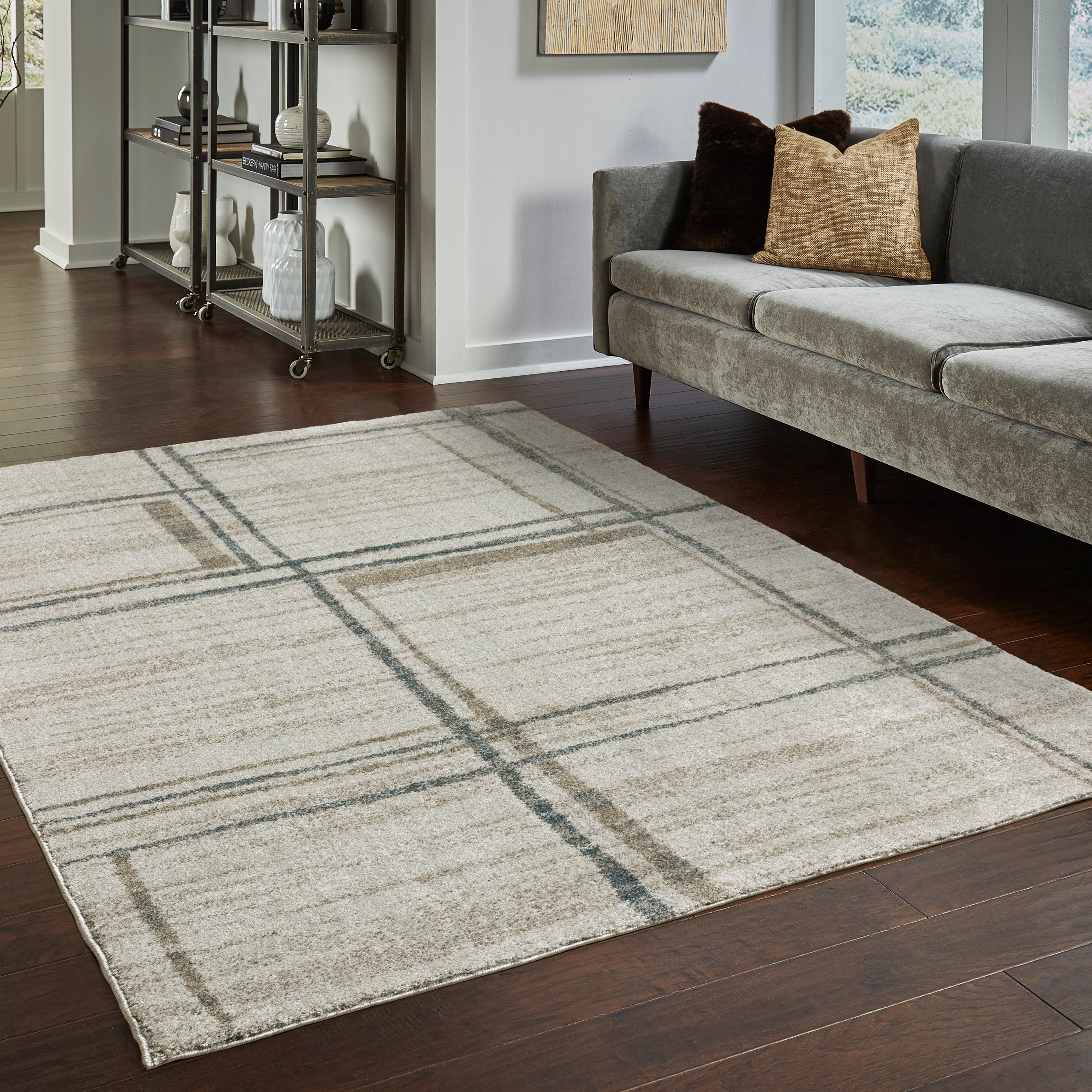 Oriental Weavers Alton 501Z Beige/Blue Area Rug