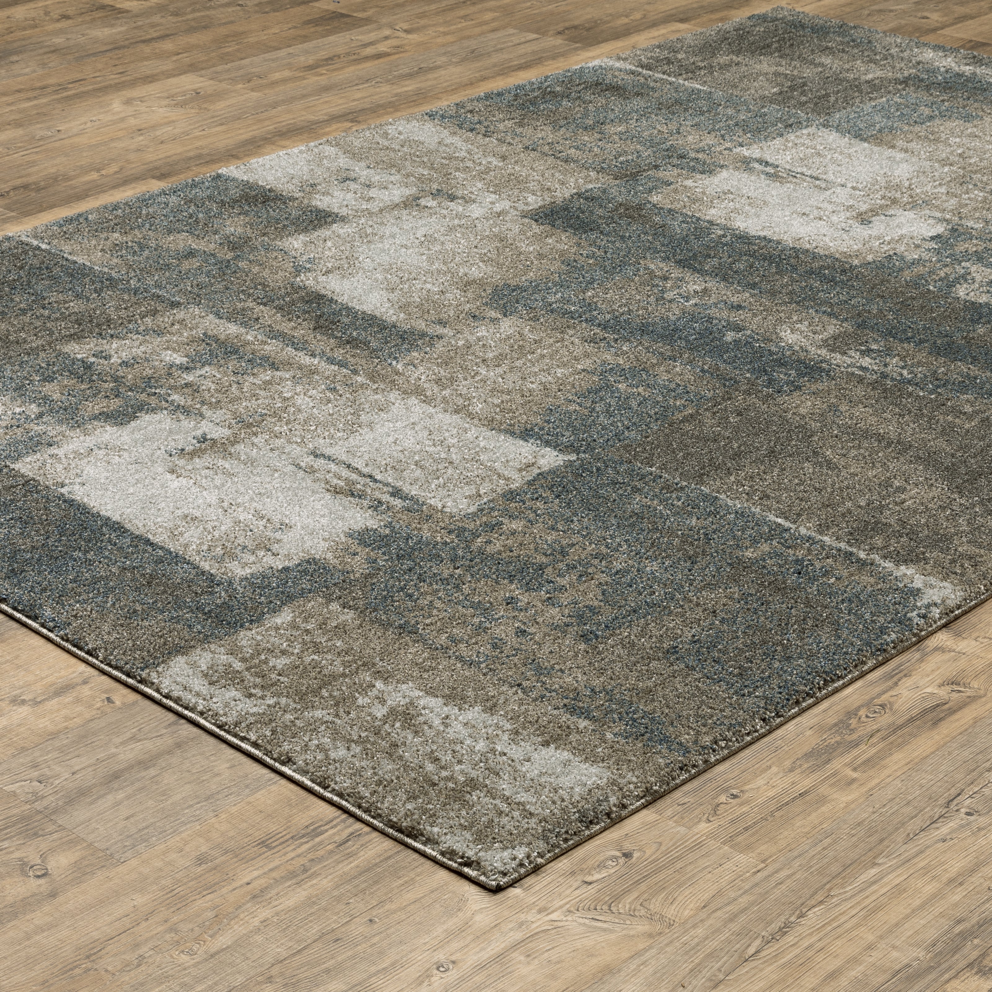Oriental Weavers Alton 532B Blue/Brown Area Rug